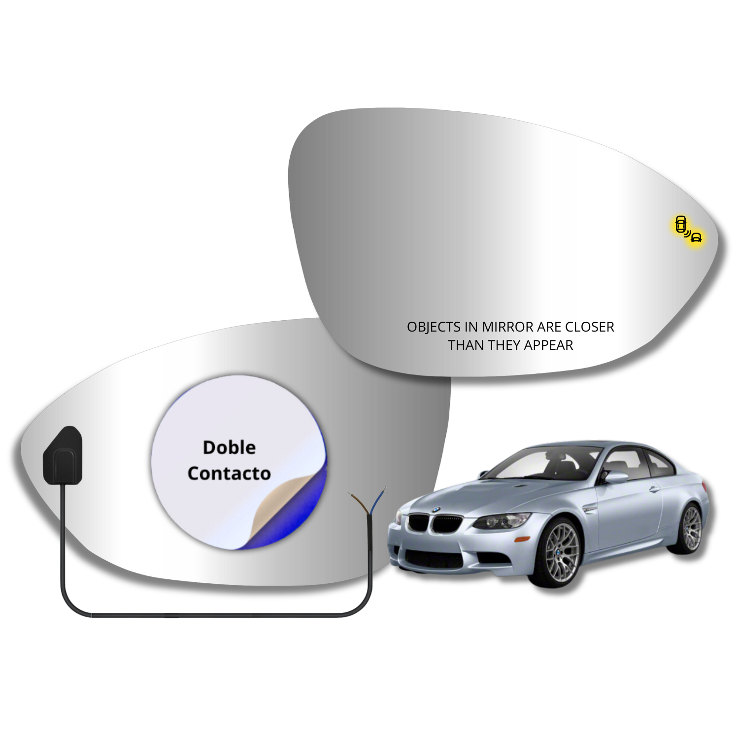 Bmw M3 2007-2013 Espejo Alternativo con Sensor de Punto Ciego - Image 2