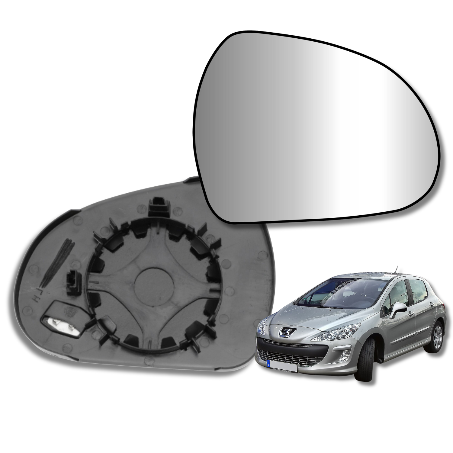 Peugeot 308 2007-2013 Luneta espejo retrovisor Original - Image 2