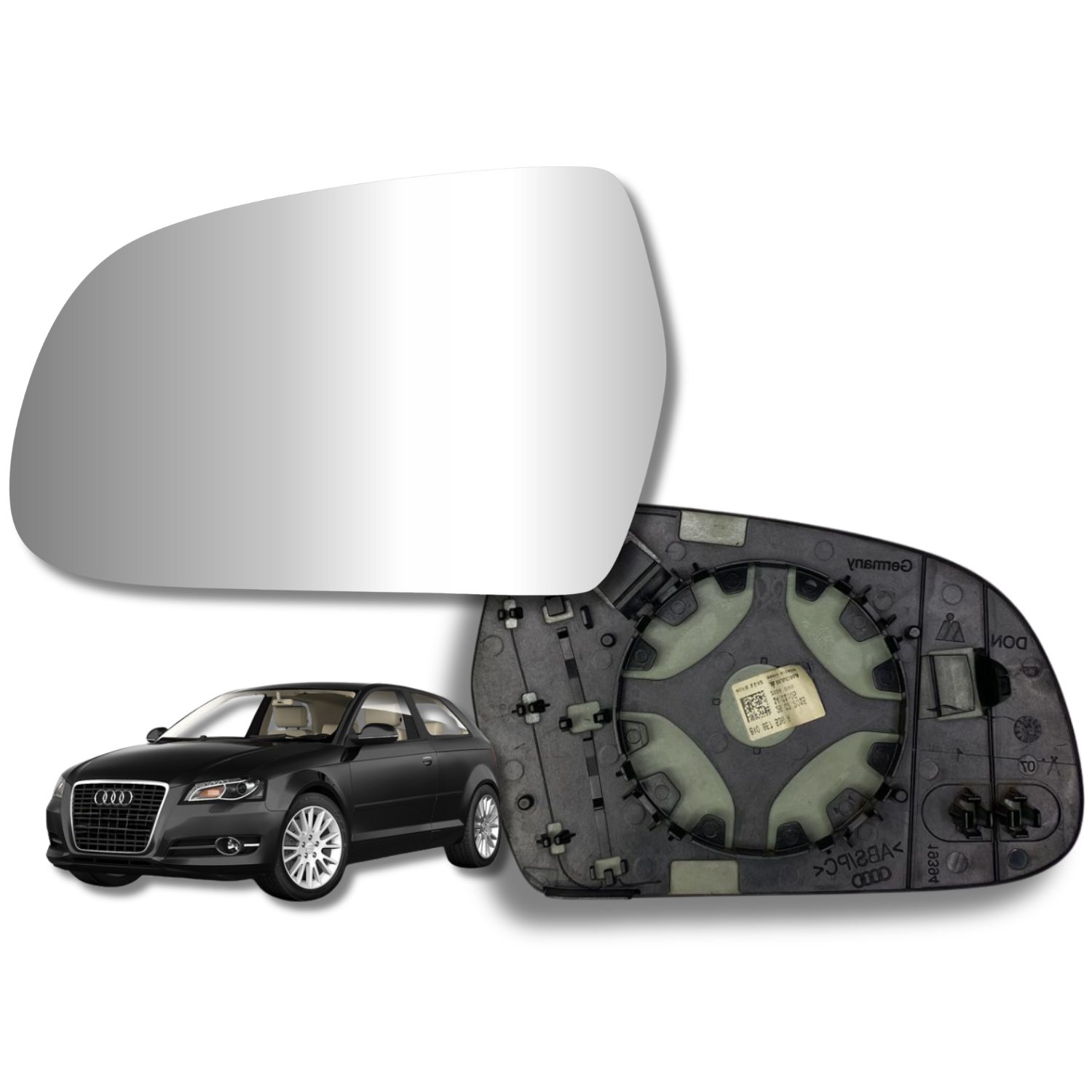 Audi A3 2010-2012 Luneta espejo retrovisor Original