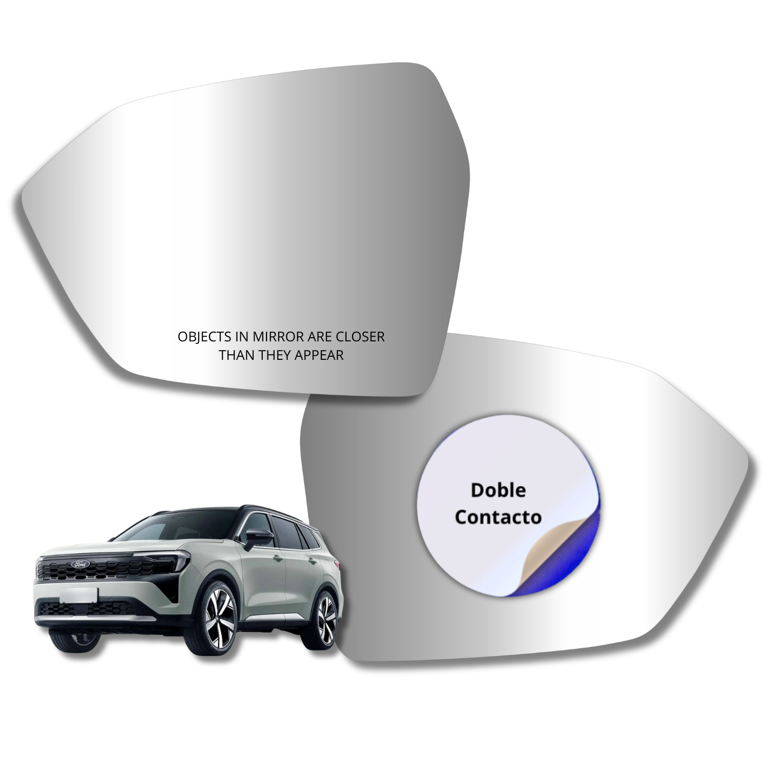 Ford territory 2023-2025 Luneta Espejo Retrovisor sin sensor