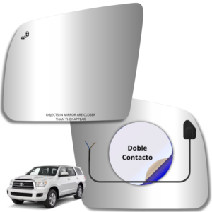 Toyota Sequoia 2007-2013 Luneta espejo retrovisor Alternativo