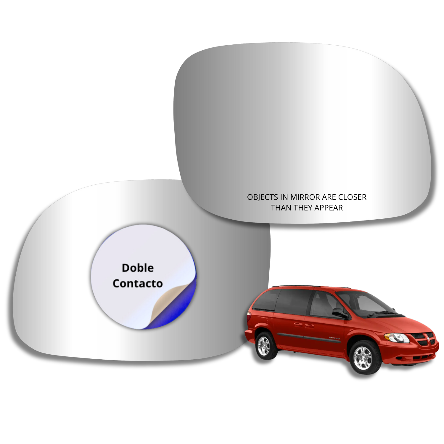 Chrysler Caravan 1992-2004 Luneta espejo retrovisor Alternativo - Image 2