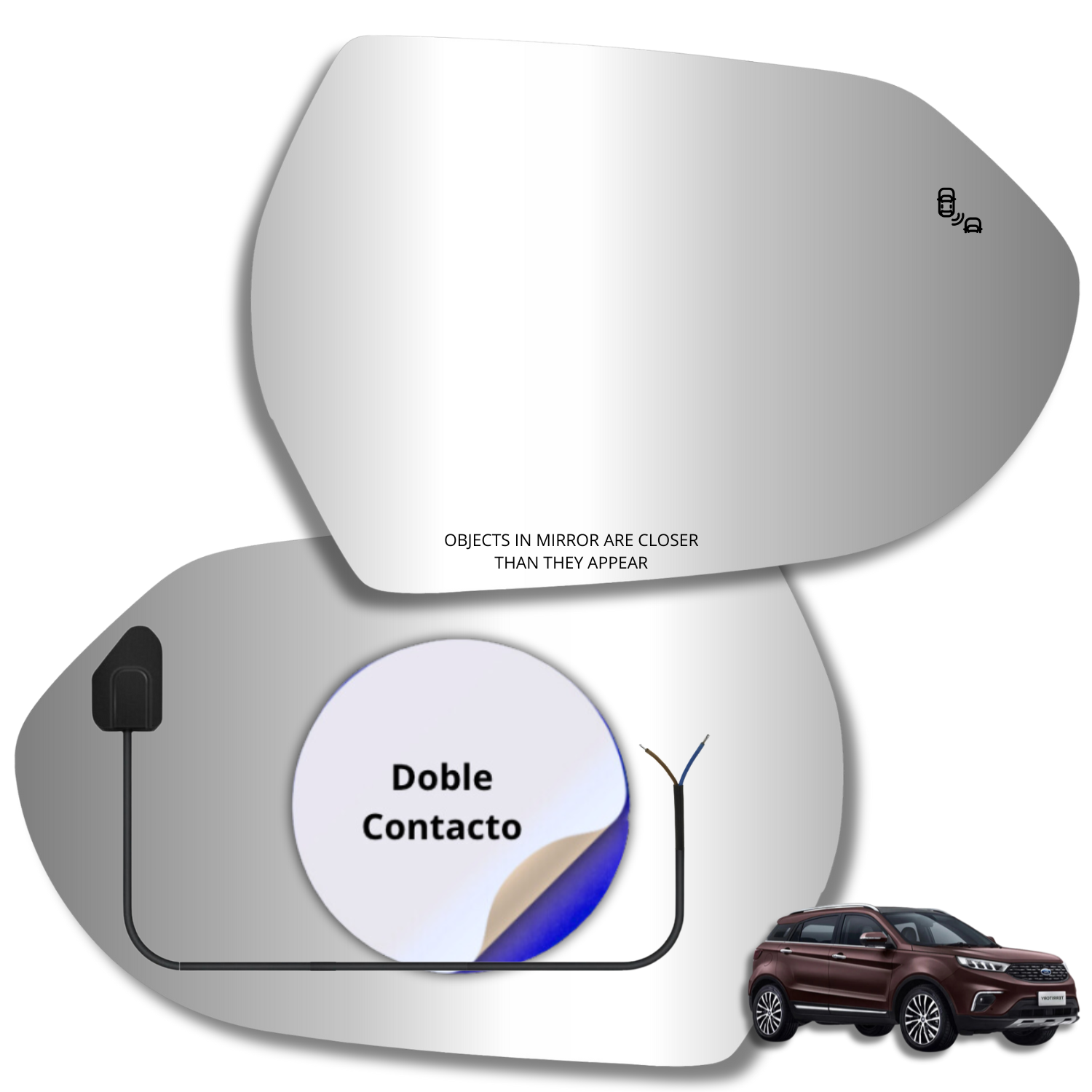 Ford Territory 2019-2023 Luneta espejo retrovisor Alternativo - Image 2