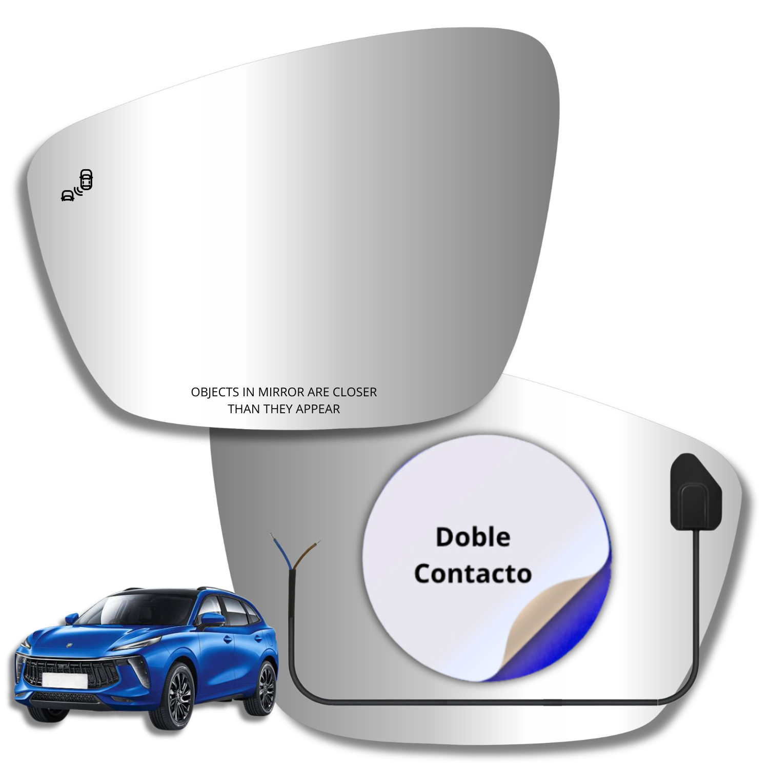 Dongfeng Forthine T5 EVO 2022-2023 Luneta espejo retrovisor Alternativo