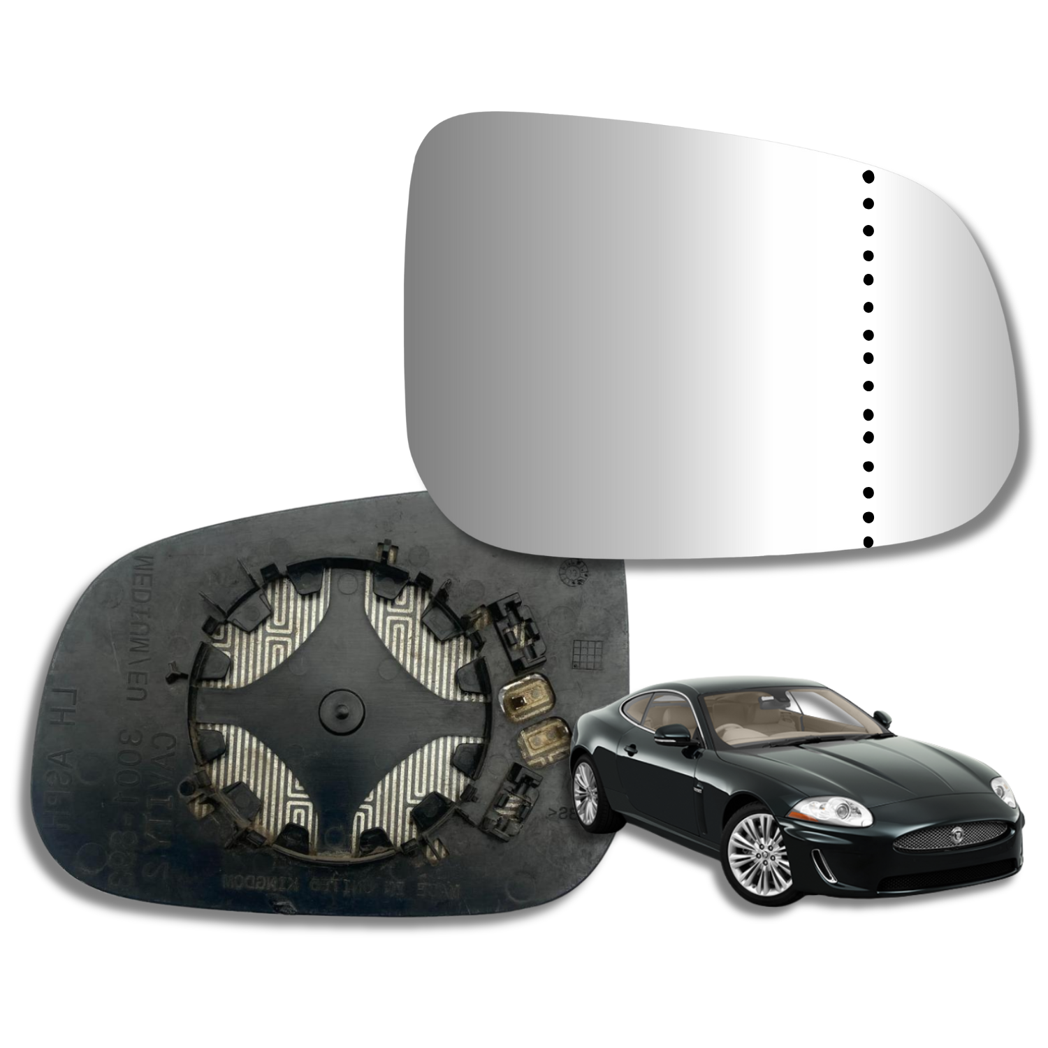 Jaguar XK XKR XKR-S XF XFR XE XFR-S 2009-2014 Luneta espejo retrovisor Original - Image 2