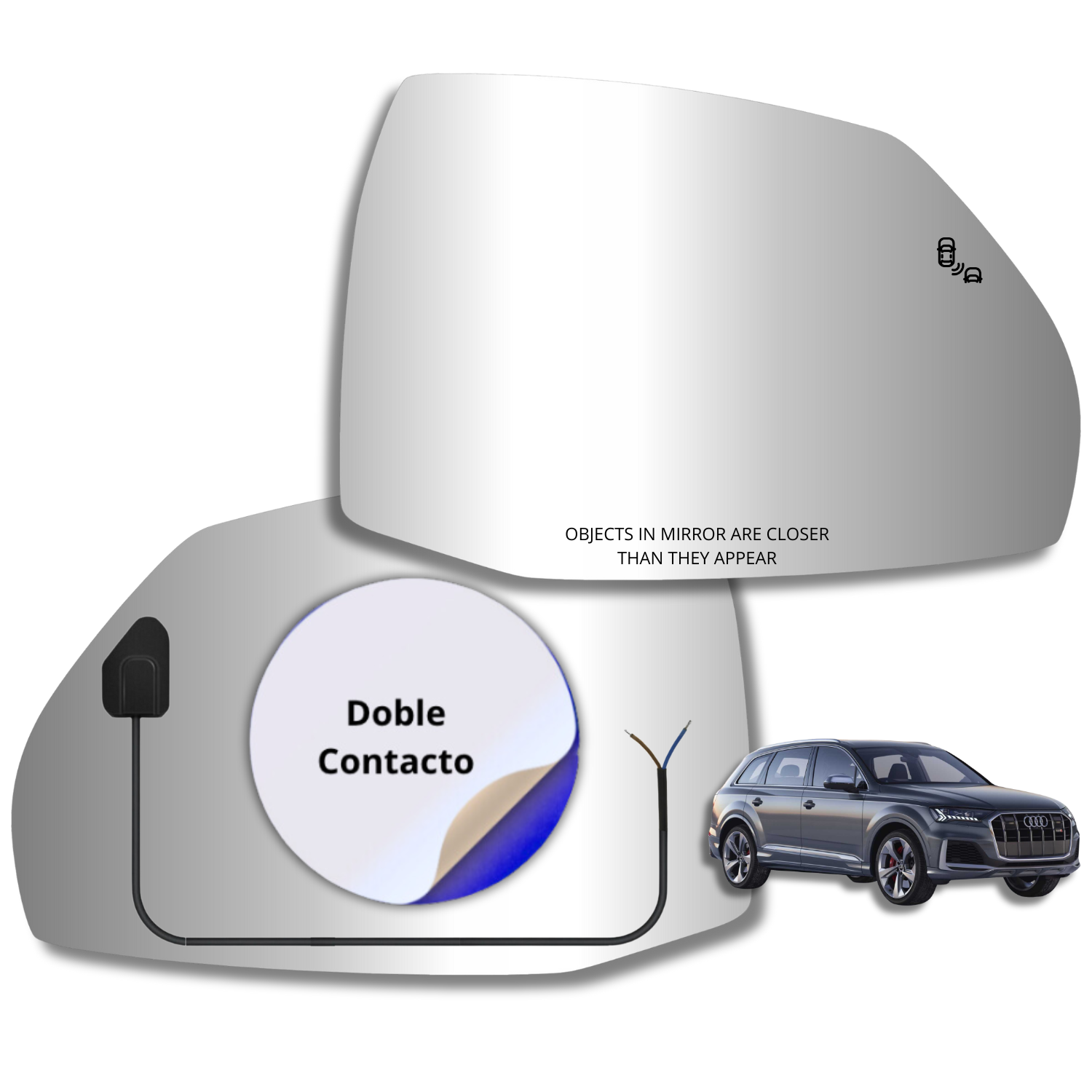 Audi Q7 2017-2022 Luneta espejo retrovisor Alternativo - Image 2