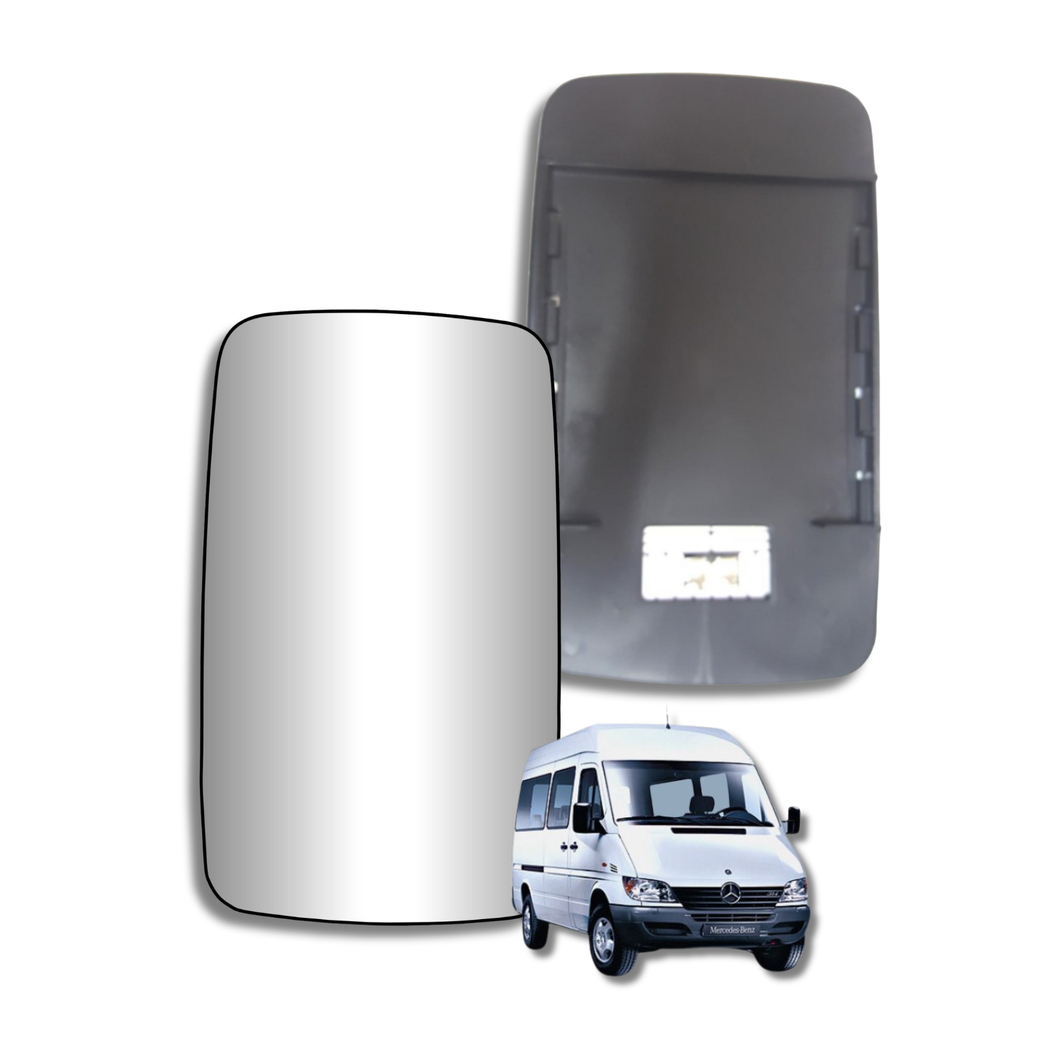 Mercedes Benz Sprinter 2000 - 2008 Luneta espejo retrovisor Original - Image 2