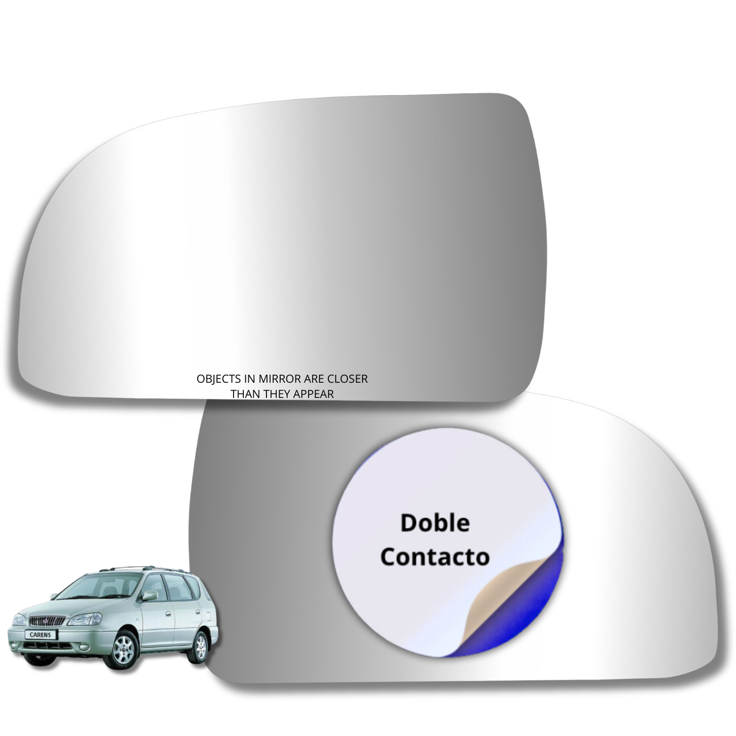 Kia Carens 1999-2002 Luneta espejo retrovisor Alternativo