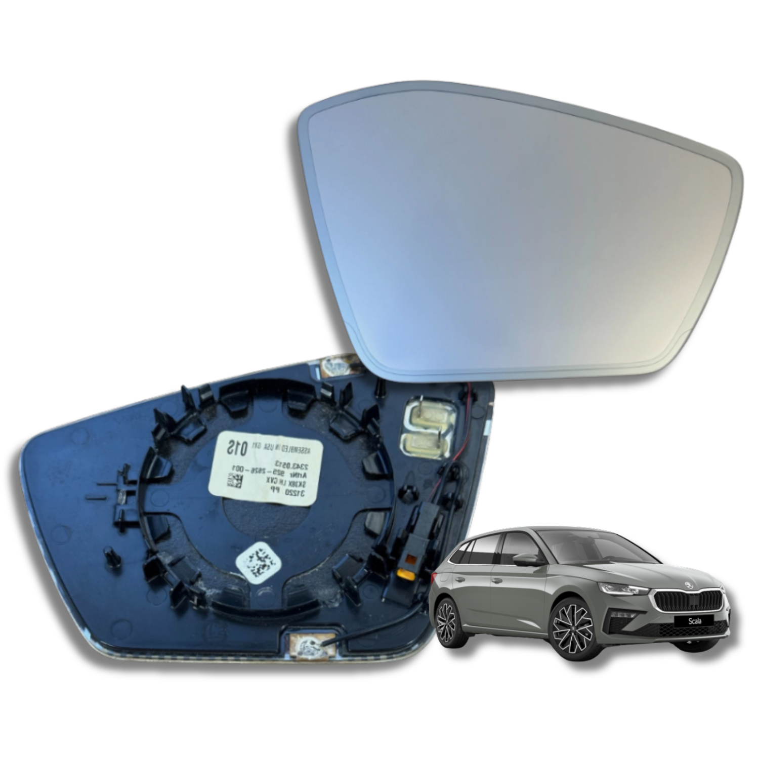 Skoda Scala 2020-2024 Luneta espejo retrovisor Original - Image 2