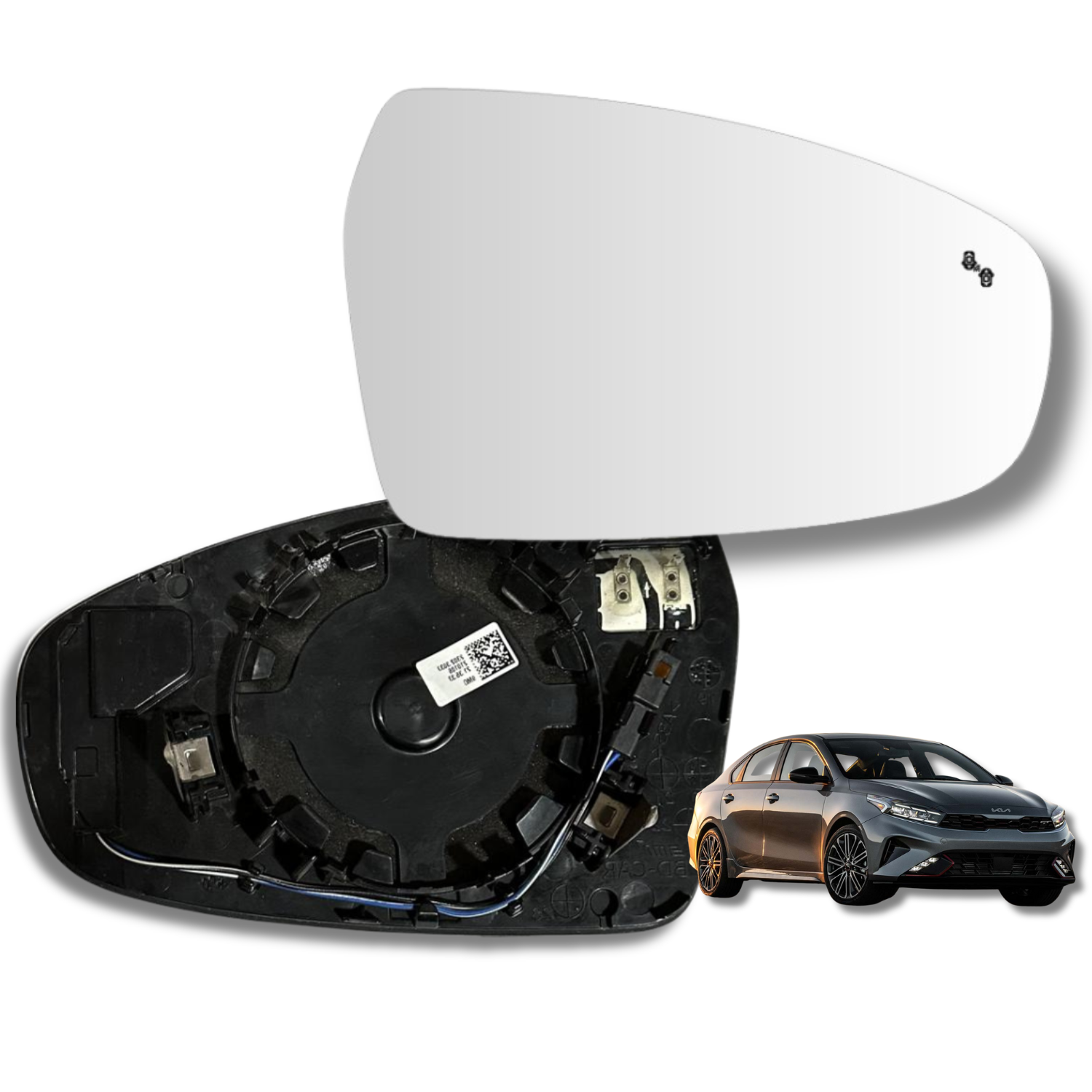 Kia Cerato 2018-2022 Espejo Retrovisor Original Con Sensor de Punto Ciego - Image 2