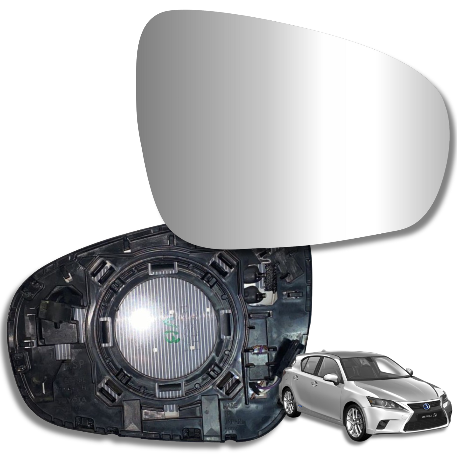 Lexus CT200H 2011-2018 Luneta espejo retrovisor Original - Image 2