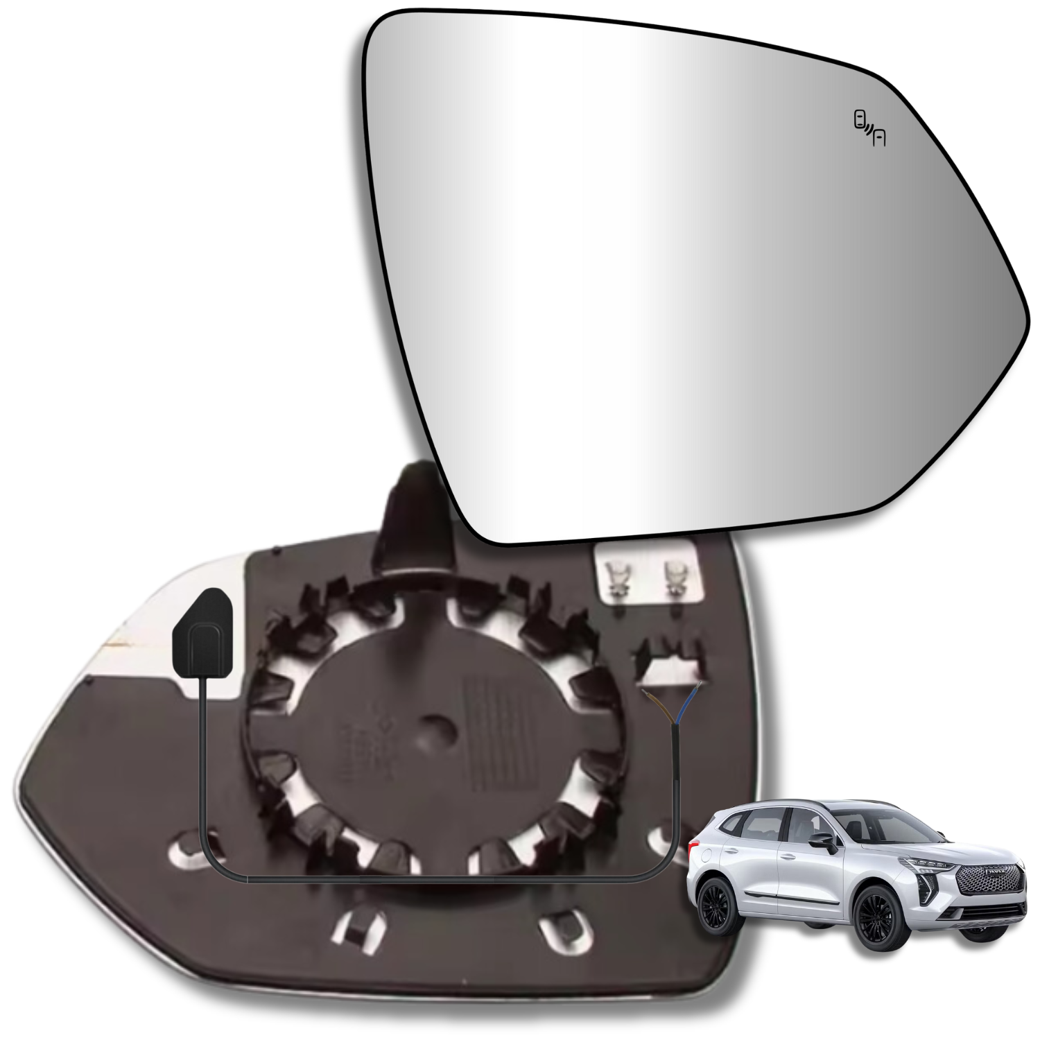 Haval Jolion 2021-2022 Espejo Retrovisor Original Con Sensor de Punto Ciego - Image 2