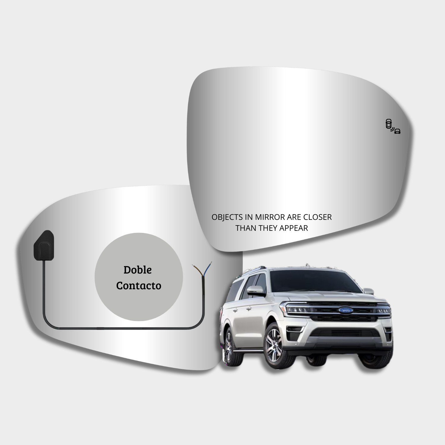 Ford Expedition 2018-2023 Luneta espejo retrovisor Alternativo - Image 2