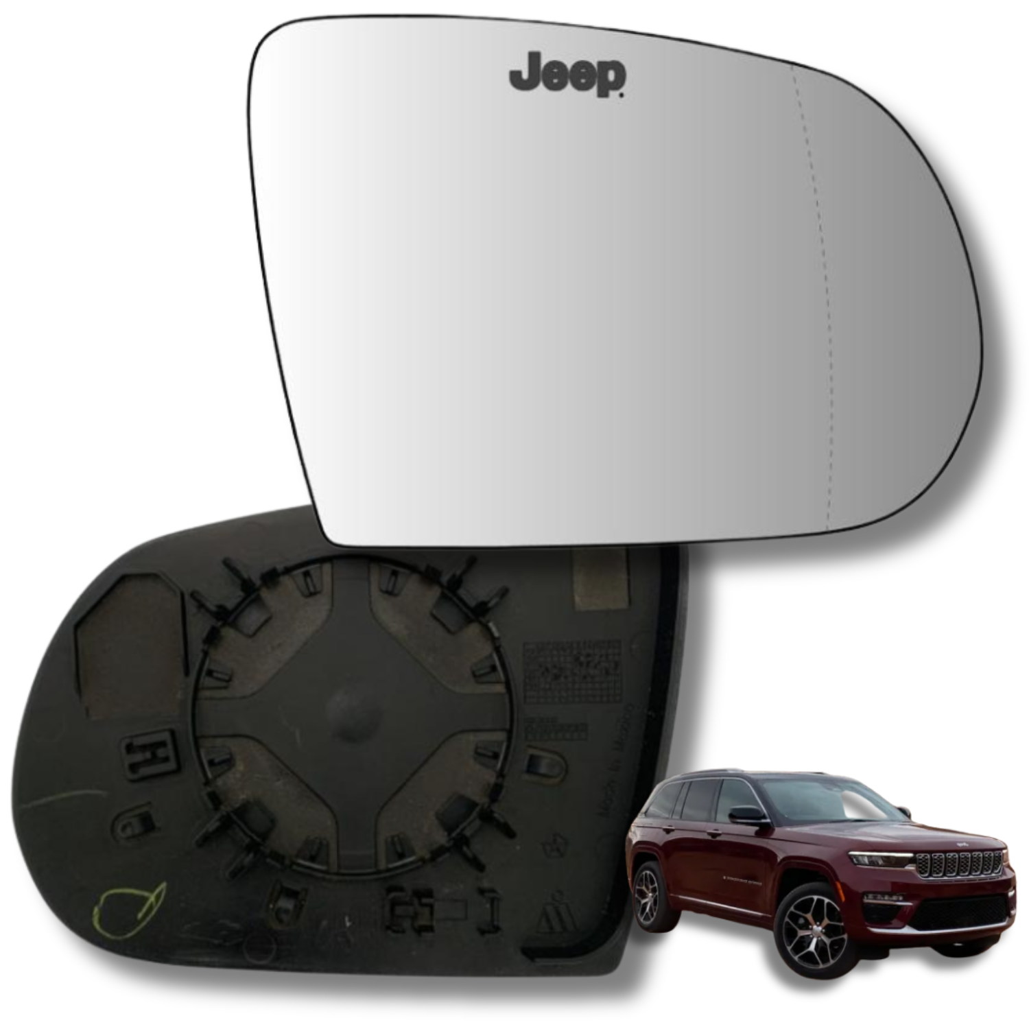 Jeep Cherokee 2020-2023 Luneta espejo retrovisor Original - Image 2