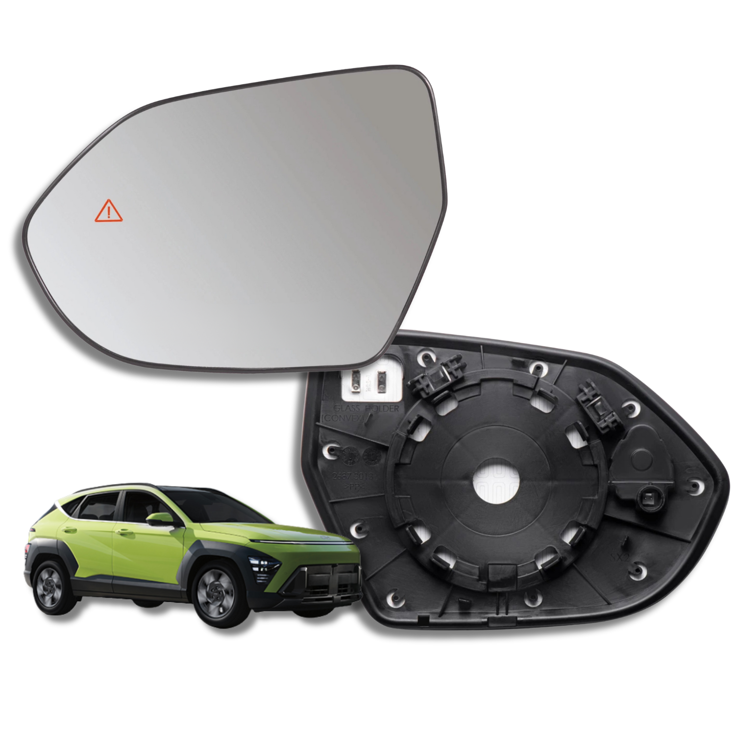 Hyundai Kona 2024-2026 Espejo Original con Sensor de Punto Ciego