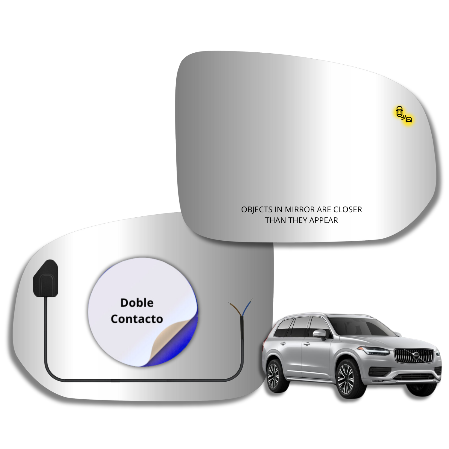 Volvo XC70 2017-2026 Luneta Espejo Retrovisor con sensor - Image 2