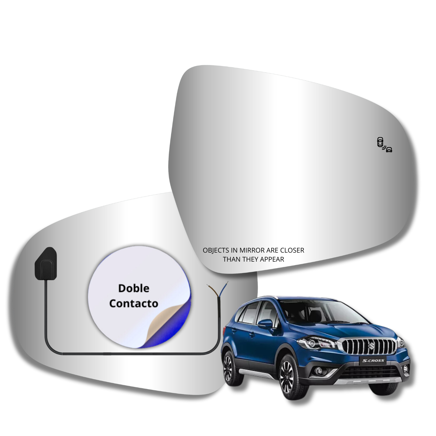 Suzuki S-Cross 2016-2022 Luneta espejo retrovisor Alternativo - Image 2