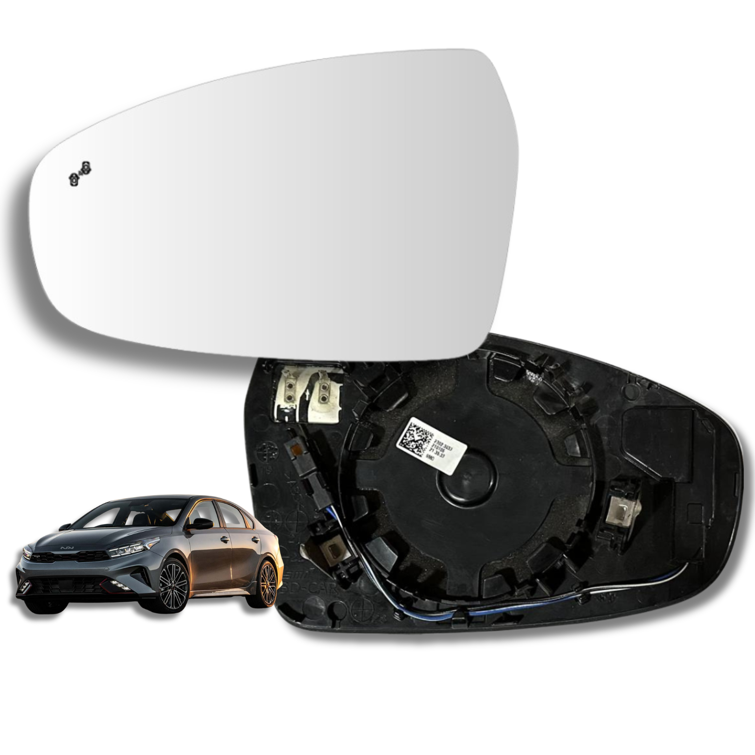 Kia Cerato 2018-2022 Espejo Retrovisor Original Con Sensor de Punto Ciego