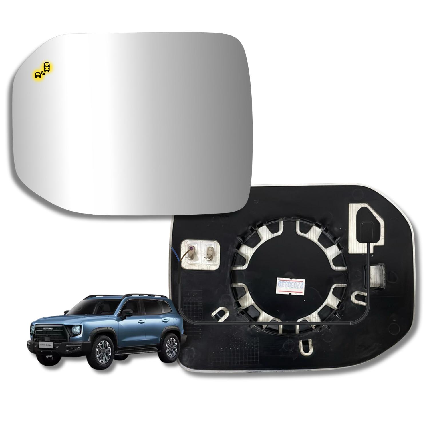 Haval Dargo 2023- Luneta espejo retrovisor Original