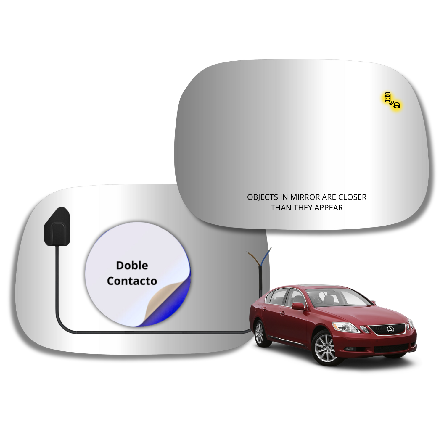 Lexus GS 2007-2011 Luneta Espejo Retrovisor con sensor - Image 2