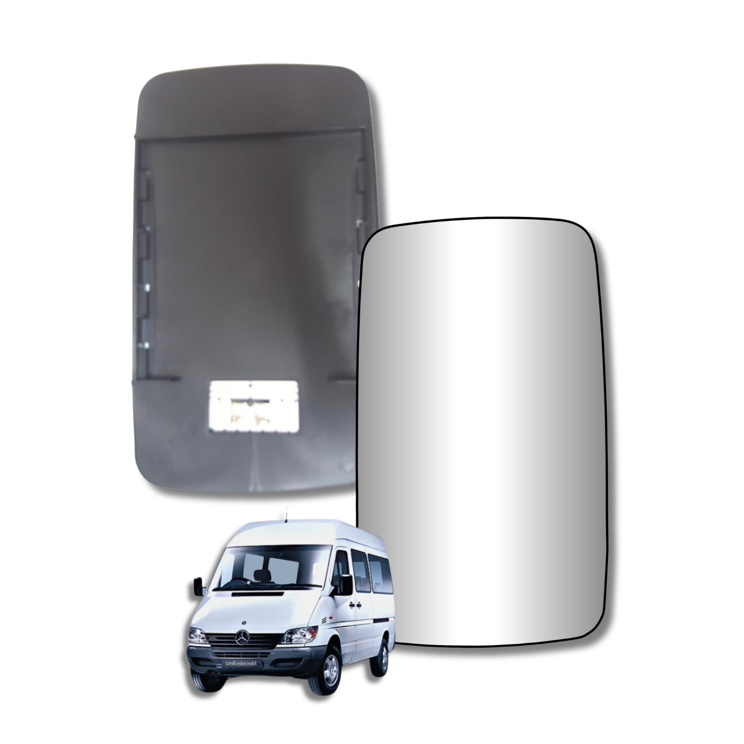 Mercedes Benz Sprinter 2000 - 2008 Luneta espejo retrovisor Original