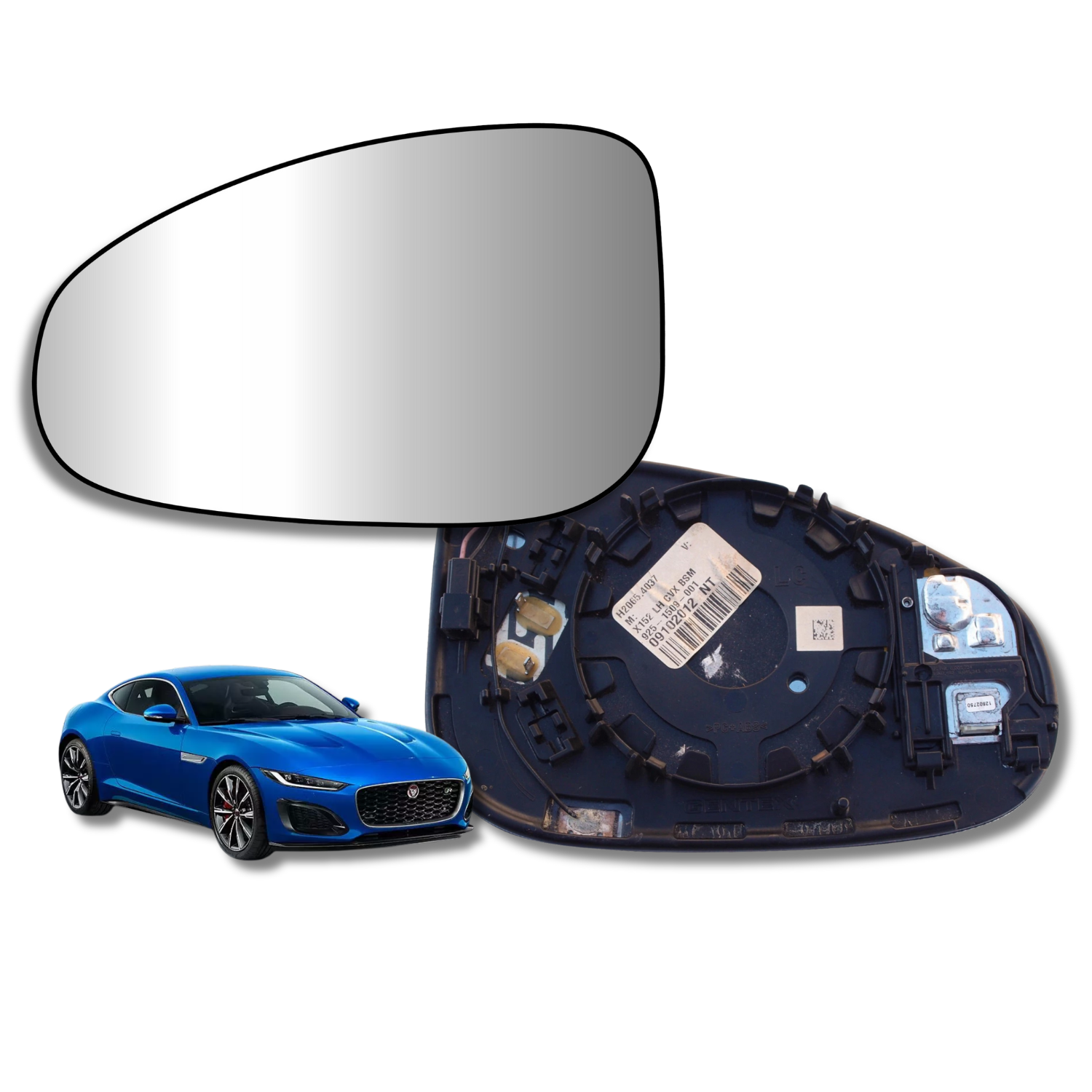 Jaguar F-type coupe 2013-2025 Luneta Espejo Retrovisor Original