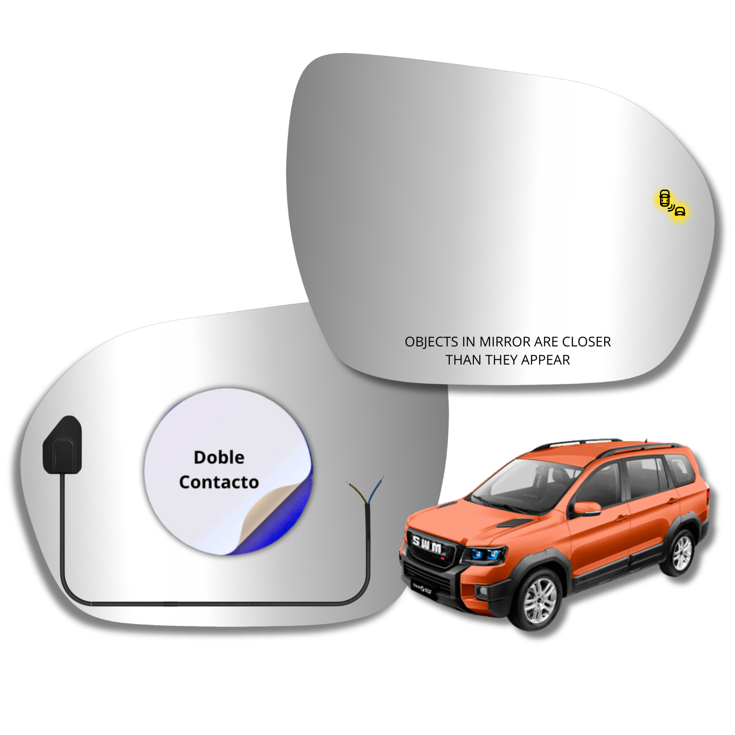 Shineray G03F 2023- espejo Alternativo con Sensor de Punto Ciego - Image 2