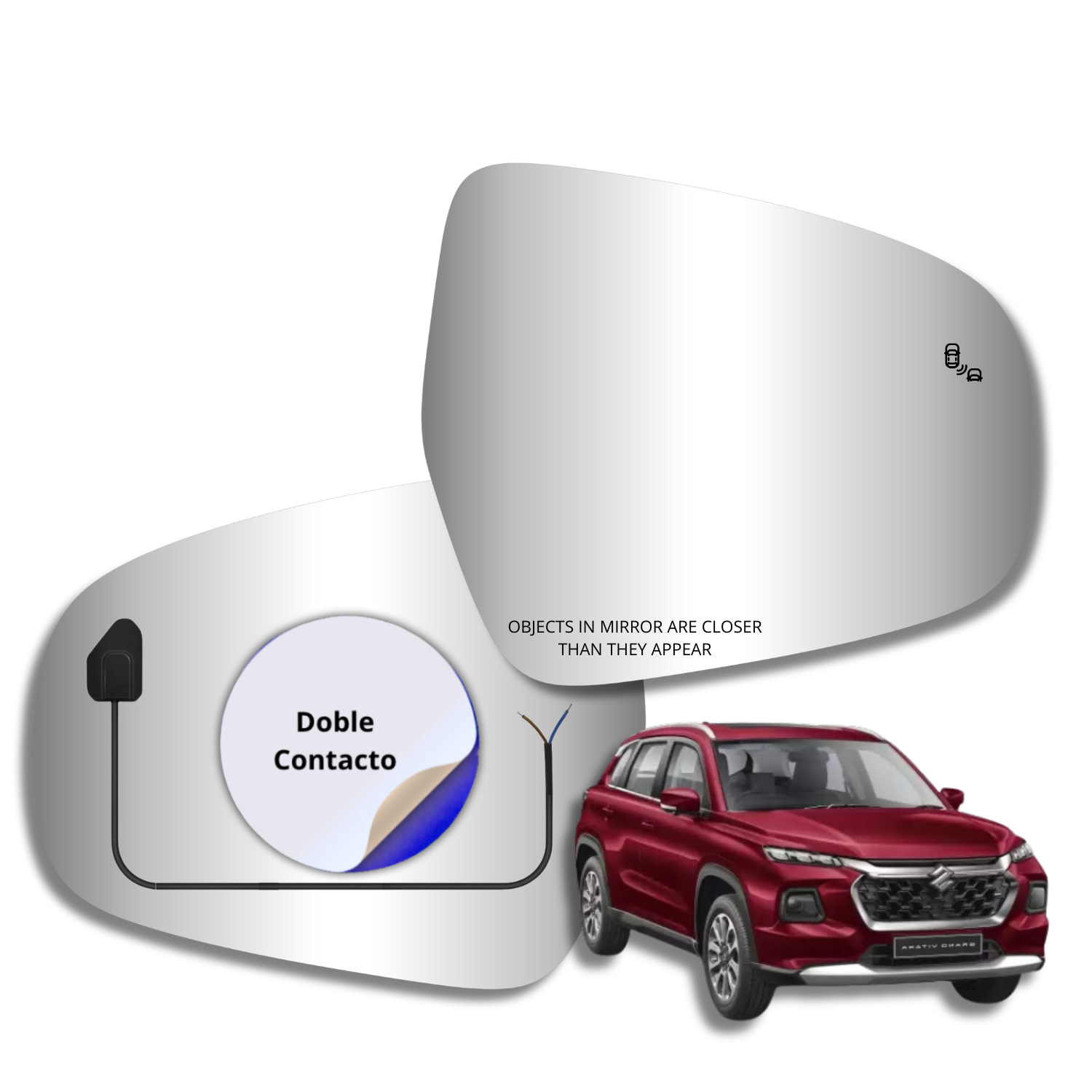 Suzuki New Vitara 2016-2025 espejo retrovisor Alternativo - Image 2