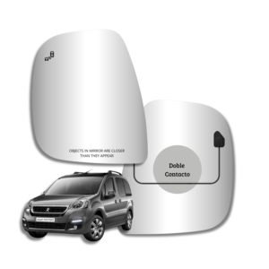 Peugeot Tepee 2019-2024 Espejo Retrovisor con sensor