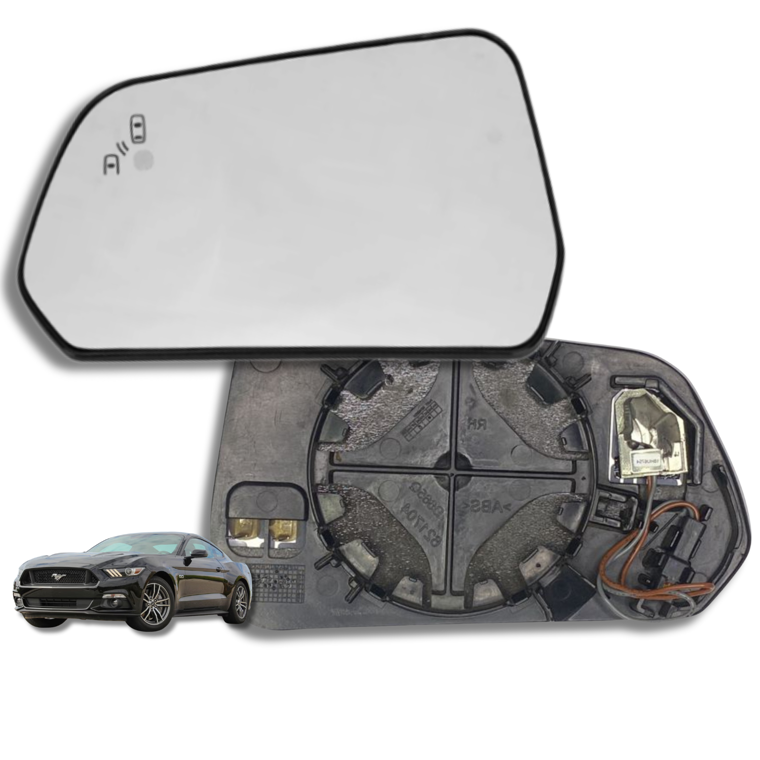 Ford Mustang 2013-2019 Luneta espejo retrovisor Original - Image 3