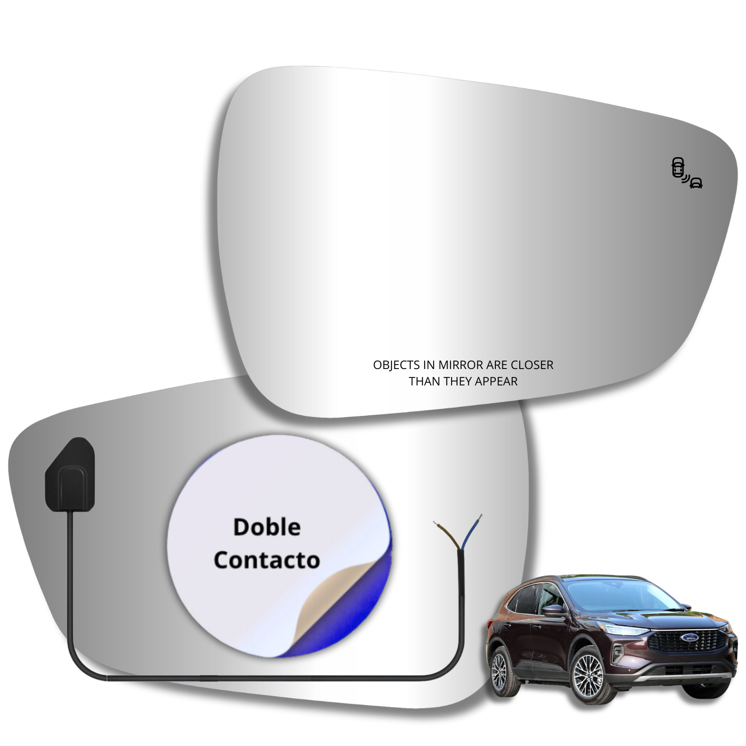 Ford Escape 2021-2025 Luneta espejo retrovisor Alternativo - Image 2