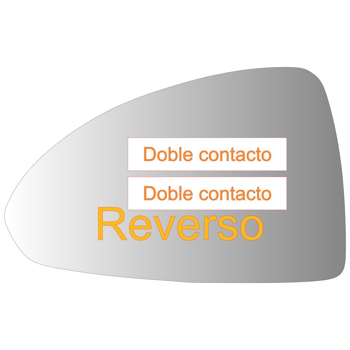 Opel Corsa 2006-2014 Luneta espejo retrovisor Alternativo - Image 3