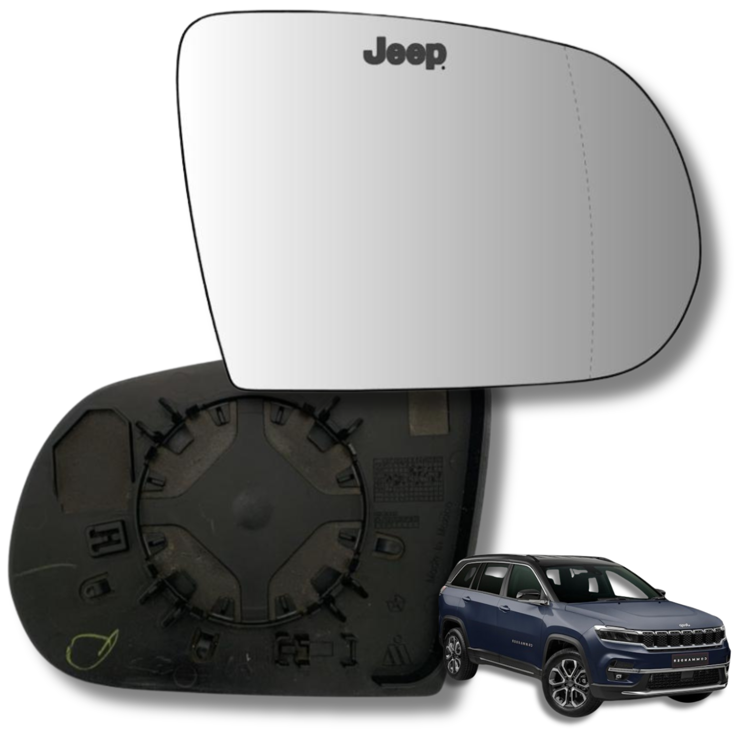 Jeep Commander 2022-2025 Luneta espejo retrovisor Original - Image 2