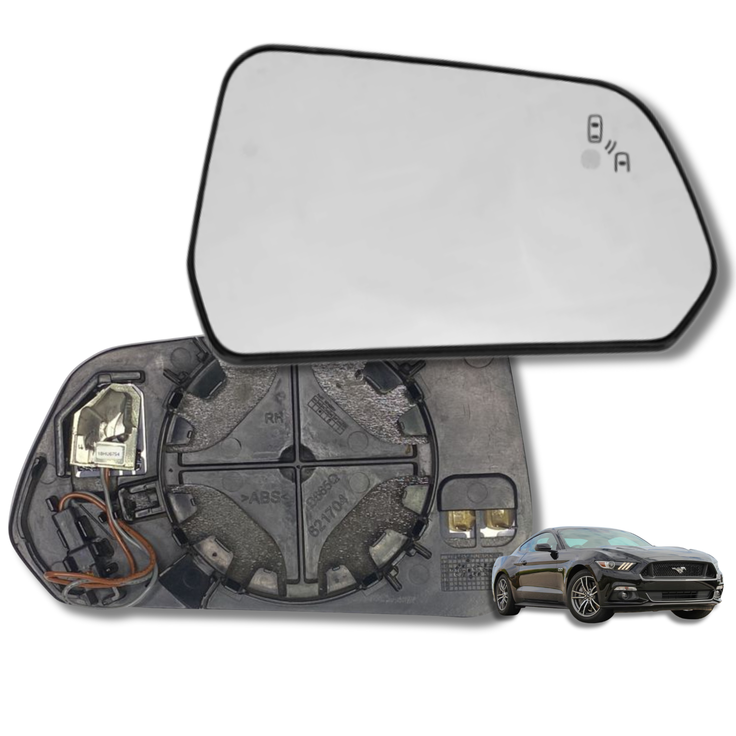 Ford Mustang 2013-2019 Luneta espejo retrovisor Original - Image 4