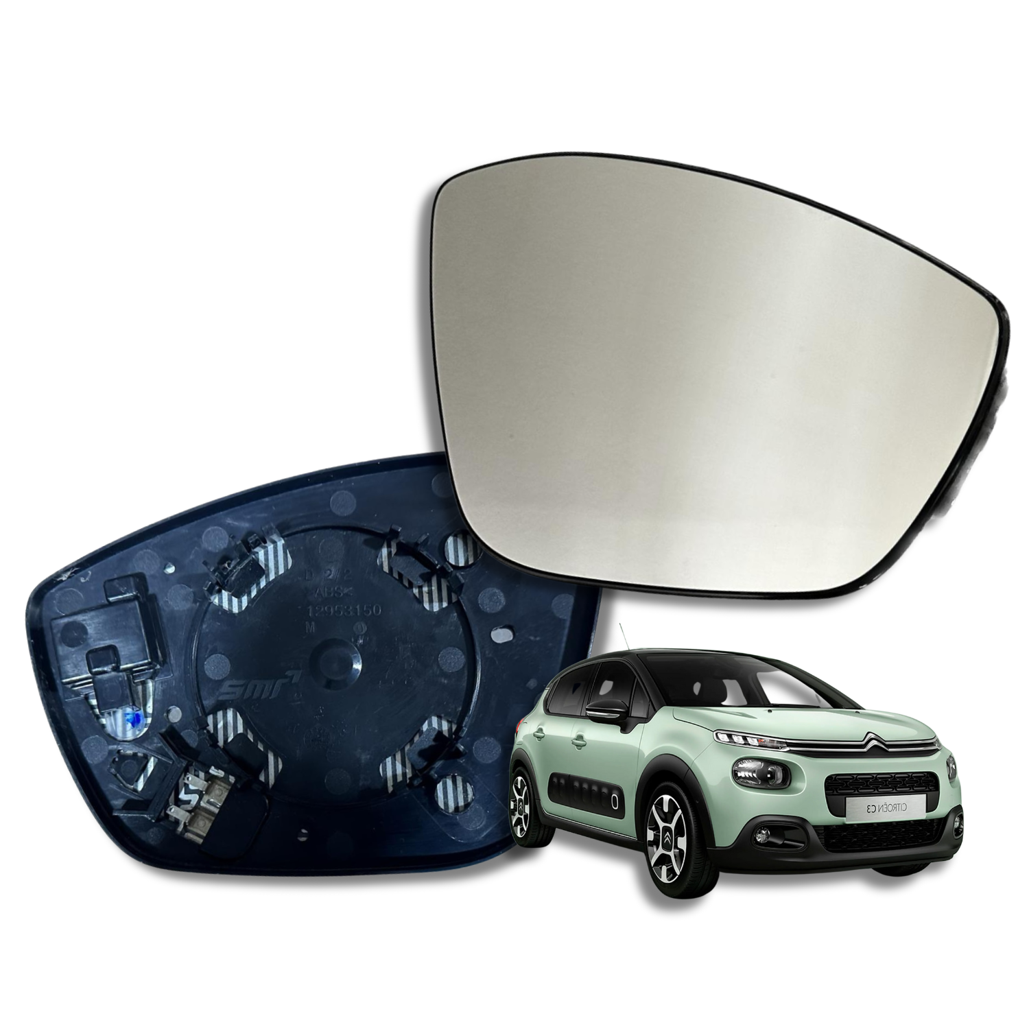 Citroen C3 2017-2023 Luneta Espejo Retrovisor Original - Image 3