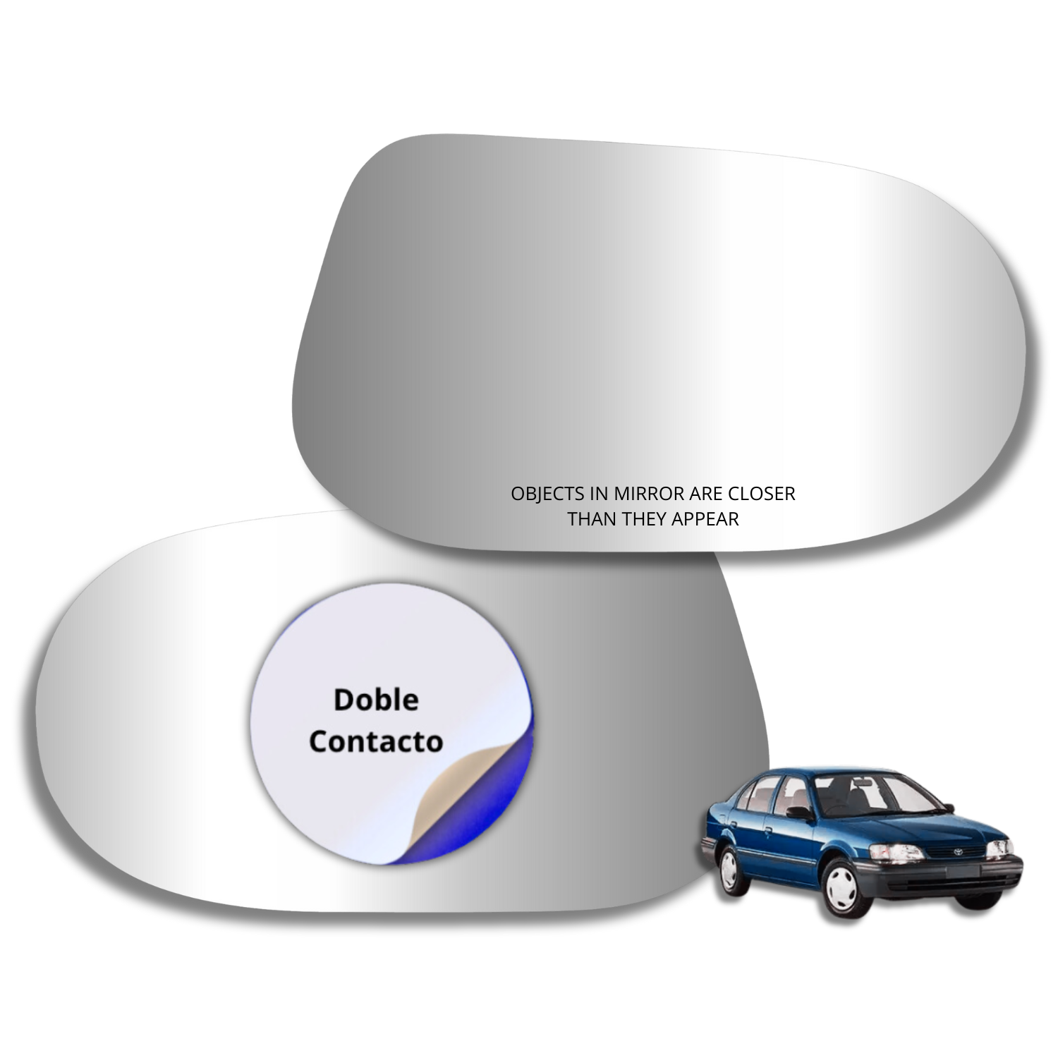 Toyota Tercel 1995-2002 Luneta espejo retrovisor Alternativo - Image 2