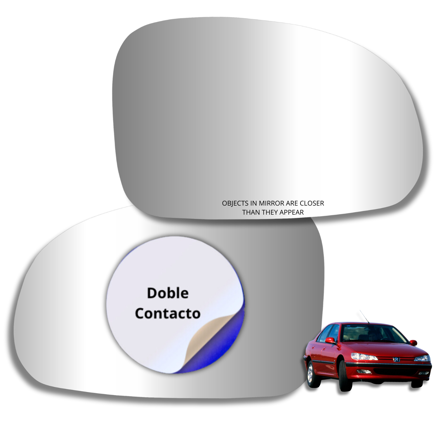 Peugeot 406 1995-2001 Luneta espejo retrovisor Alternativo - Image 2