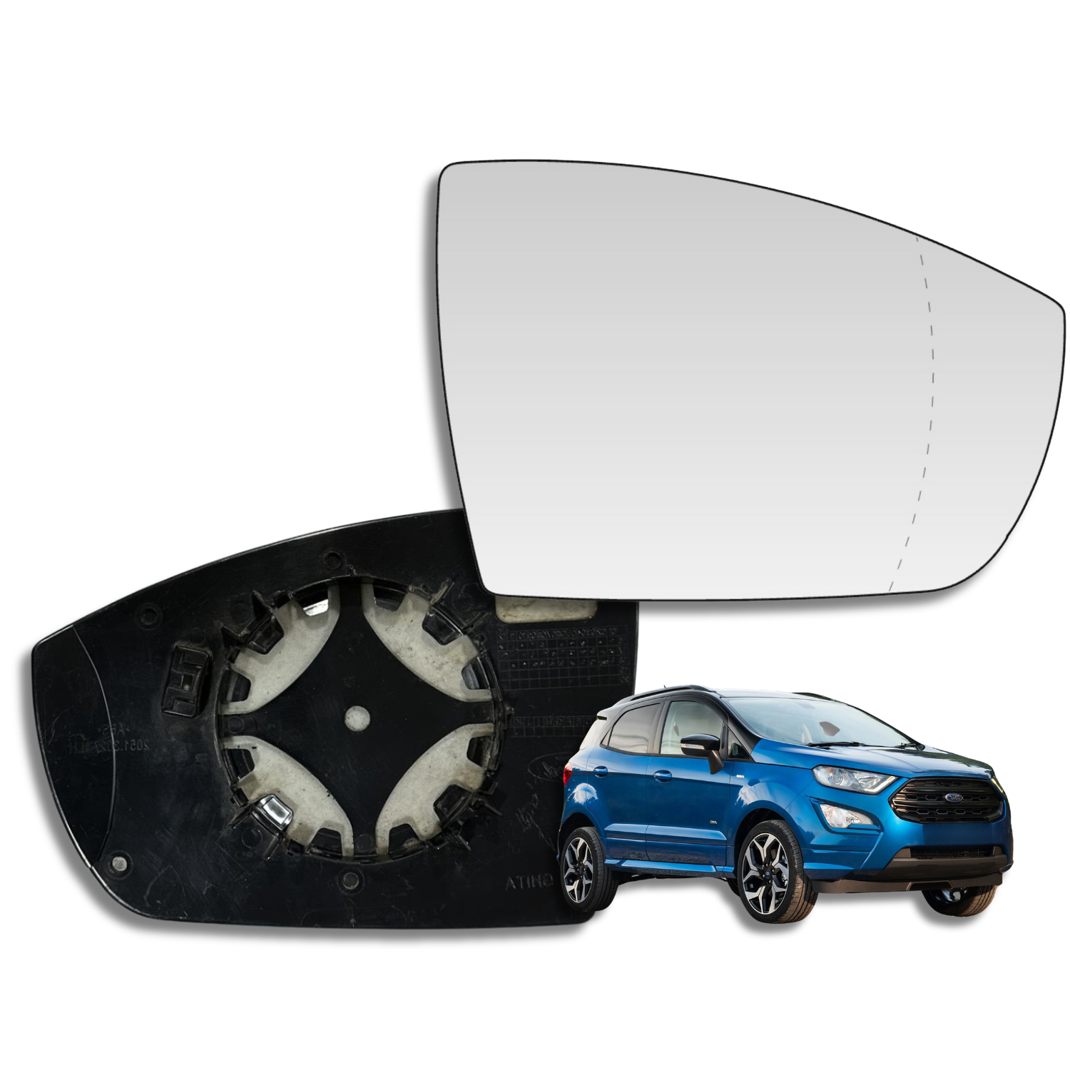 Ford Ecosport 2013-2020 Luneta espejo retrovisor Original - Image 2