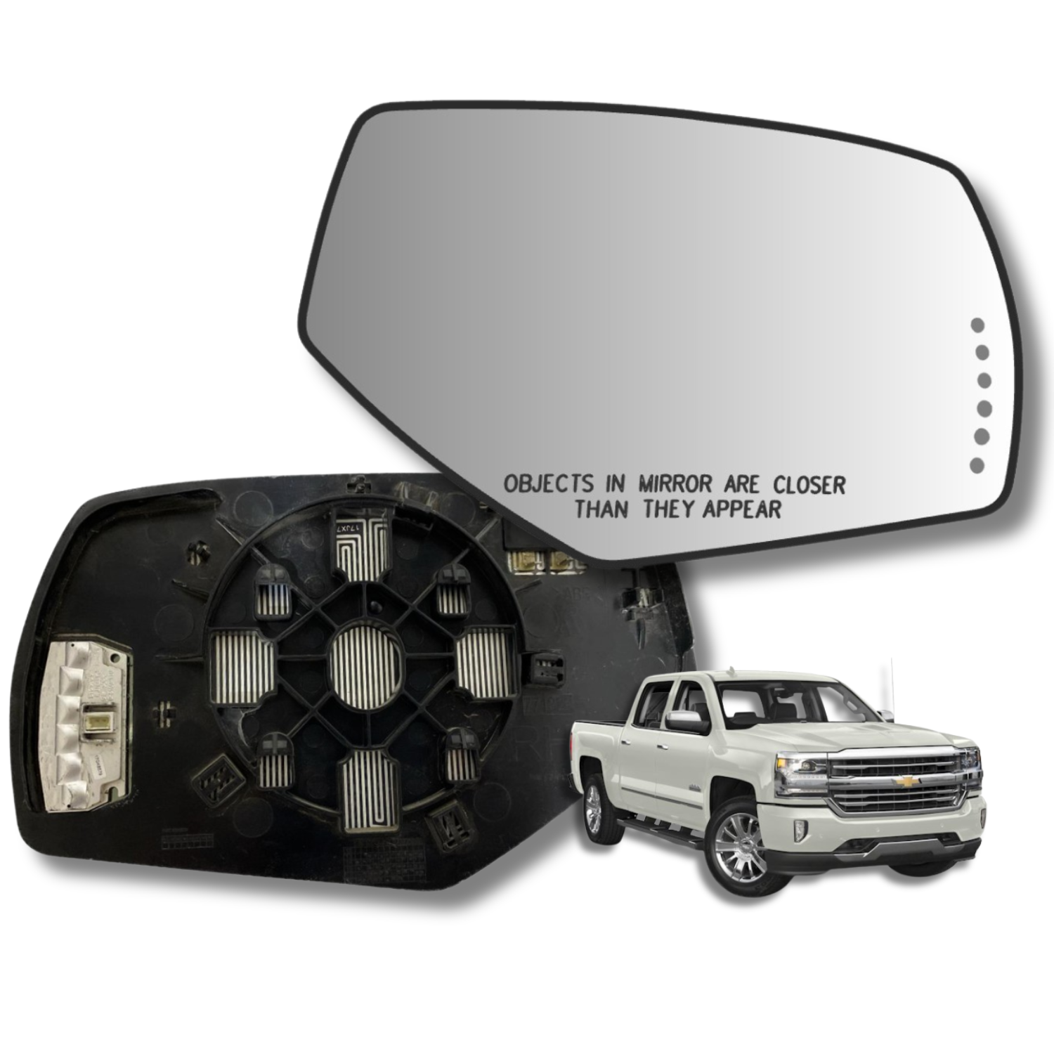 Chevrolet Silverado 2015-2018 Luneta espejo retrovisor Original - Image 2