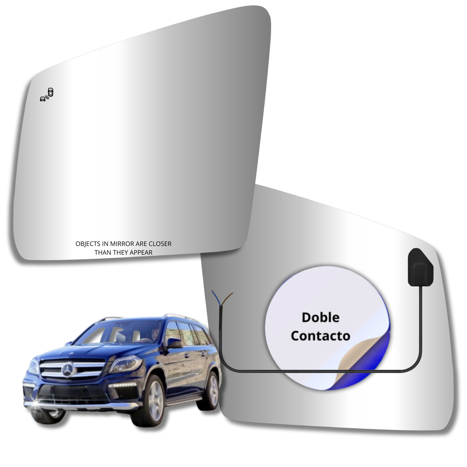 Mercedes Benz CL350 GLA500 GLS ML350 2011-2015 Luneta espejo retrovisor