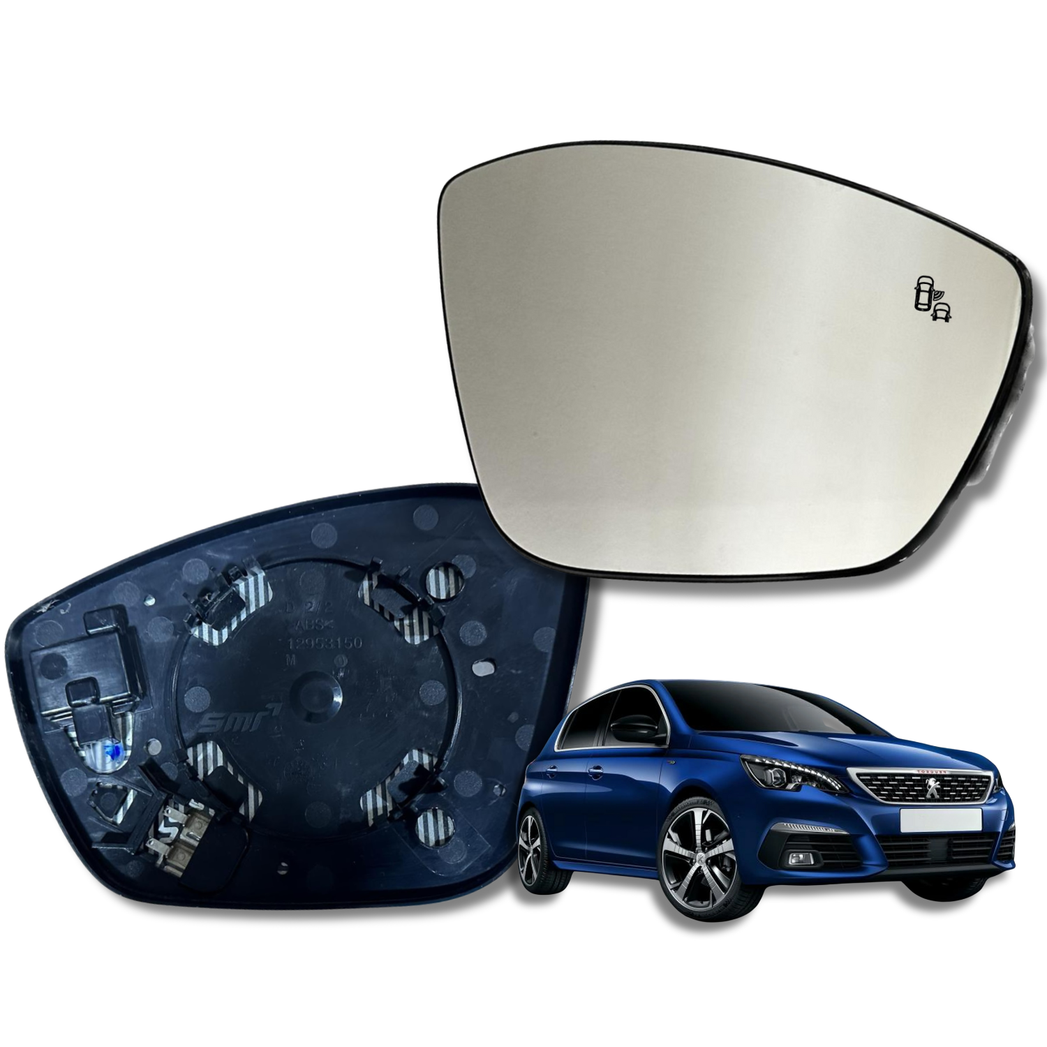 Peugeot 308 2014-2021 Luneta espejo retrovisor Original - Image 2