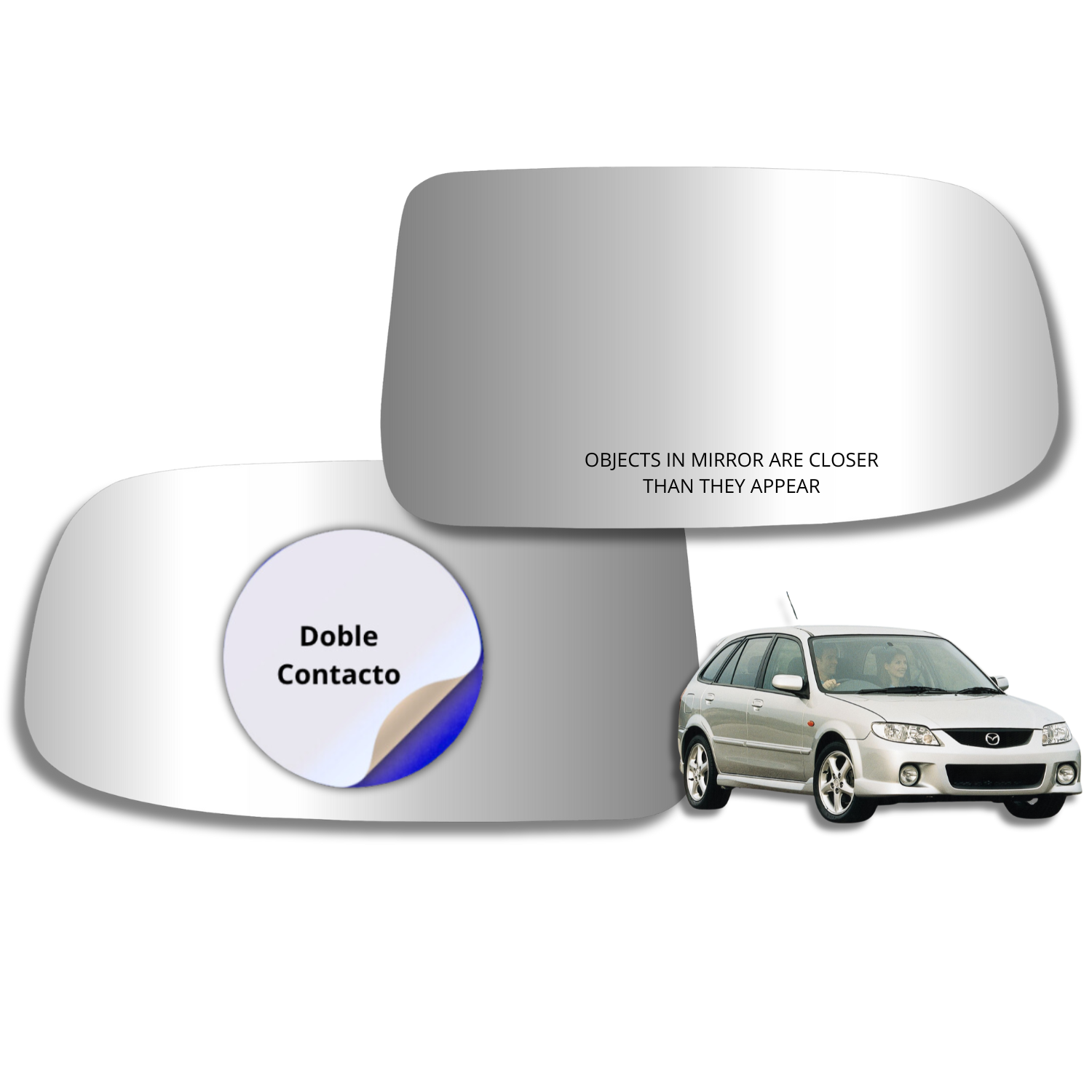 Mazda 323 1999-2002 Luneta Espejo Retrovisor Alternativo - Image 2