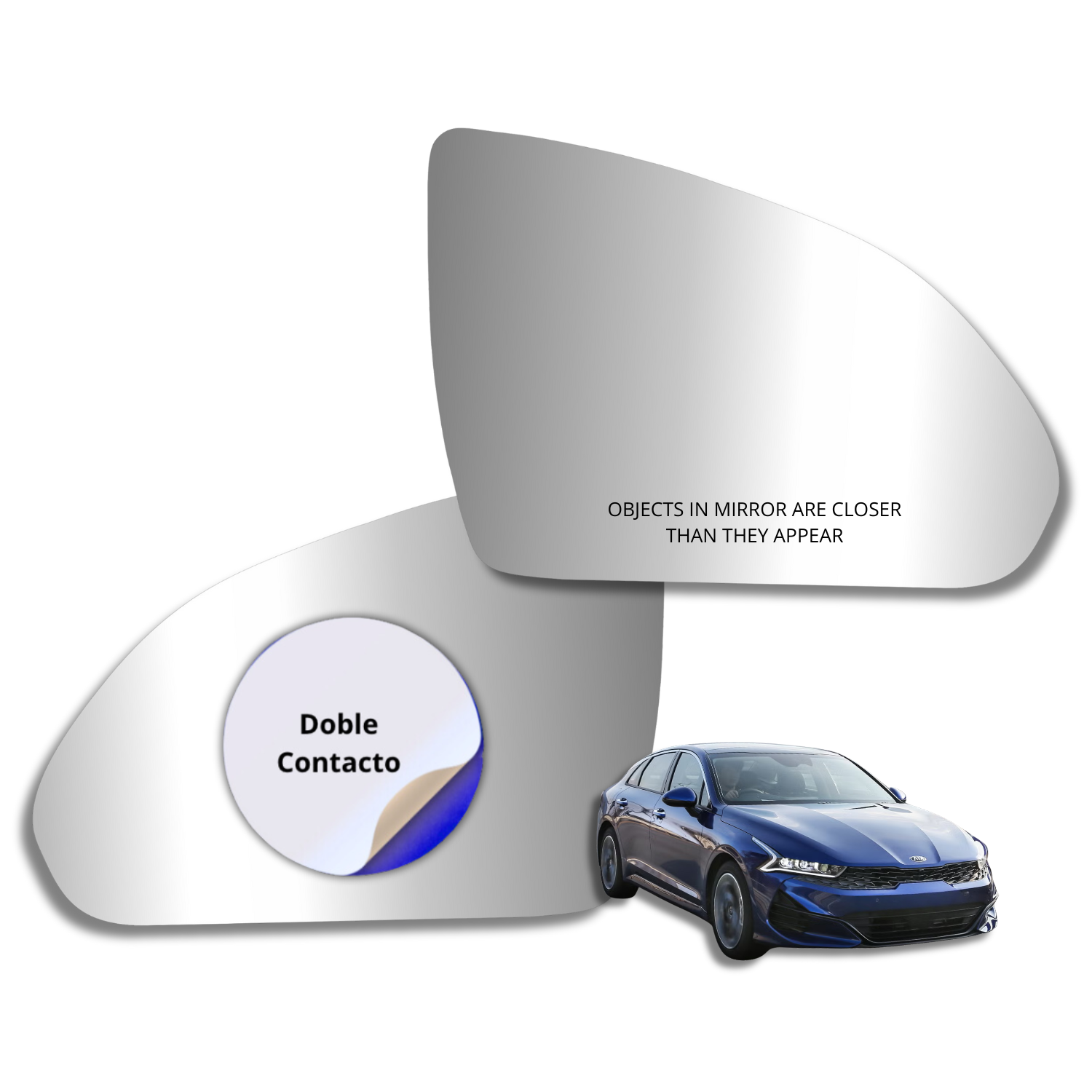 Kia Optima 2016-2026 Luneta Espejo Retrovisor sin sensor - Image 2