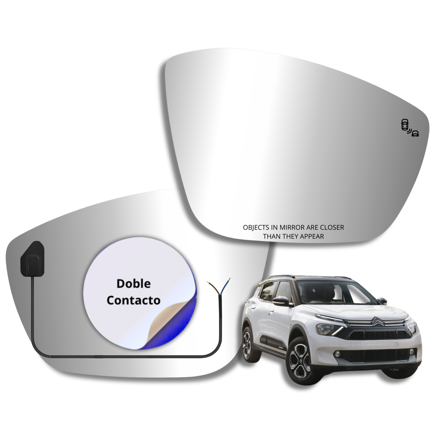 Citroen New C3 2023-2025 Luneta espejo retrovisor Alternativo - Image 3