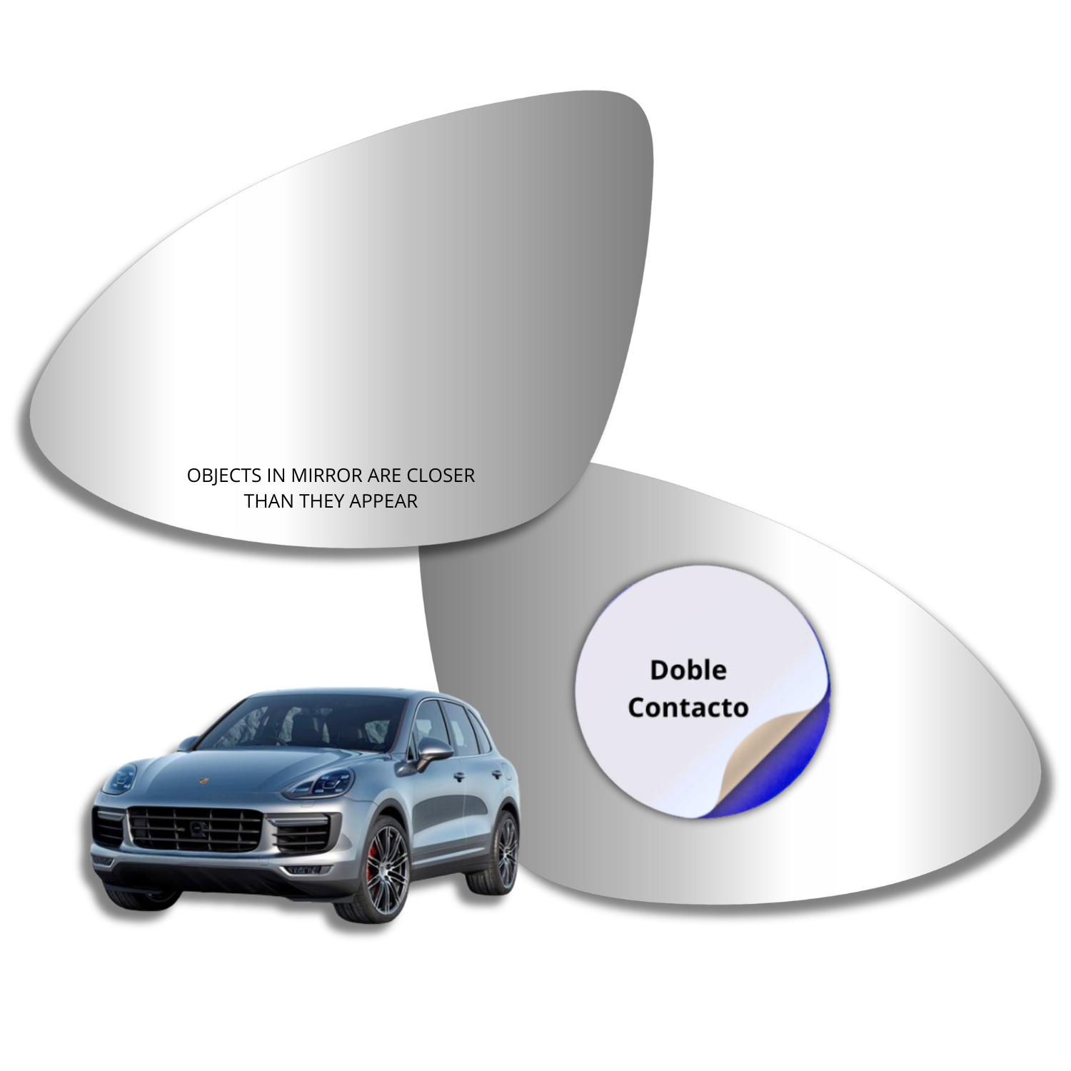 Porsche Cayenne 2010-2018 Luneta espejo retrovisor Alternativo - Image 3