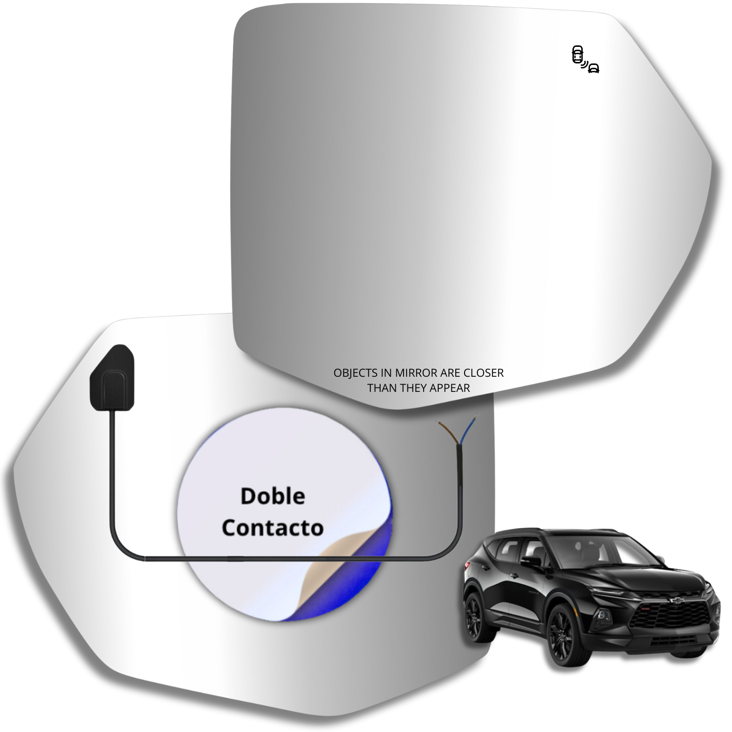 Chevrolet Blazer 2020-2023 Luneta espejo retrovisor Alternativo - Image 2