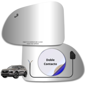 Hyundai Santa Fe 2019-2023 Espejo Con Sensor de Punto Ciego Alternativo