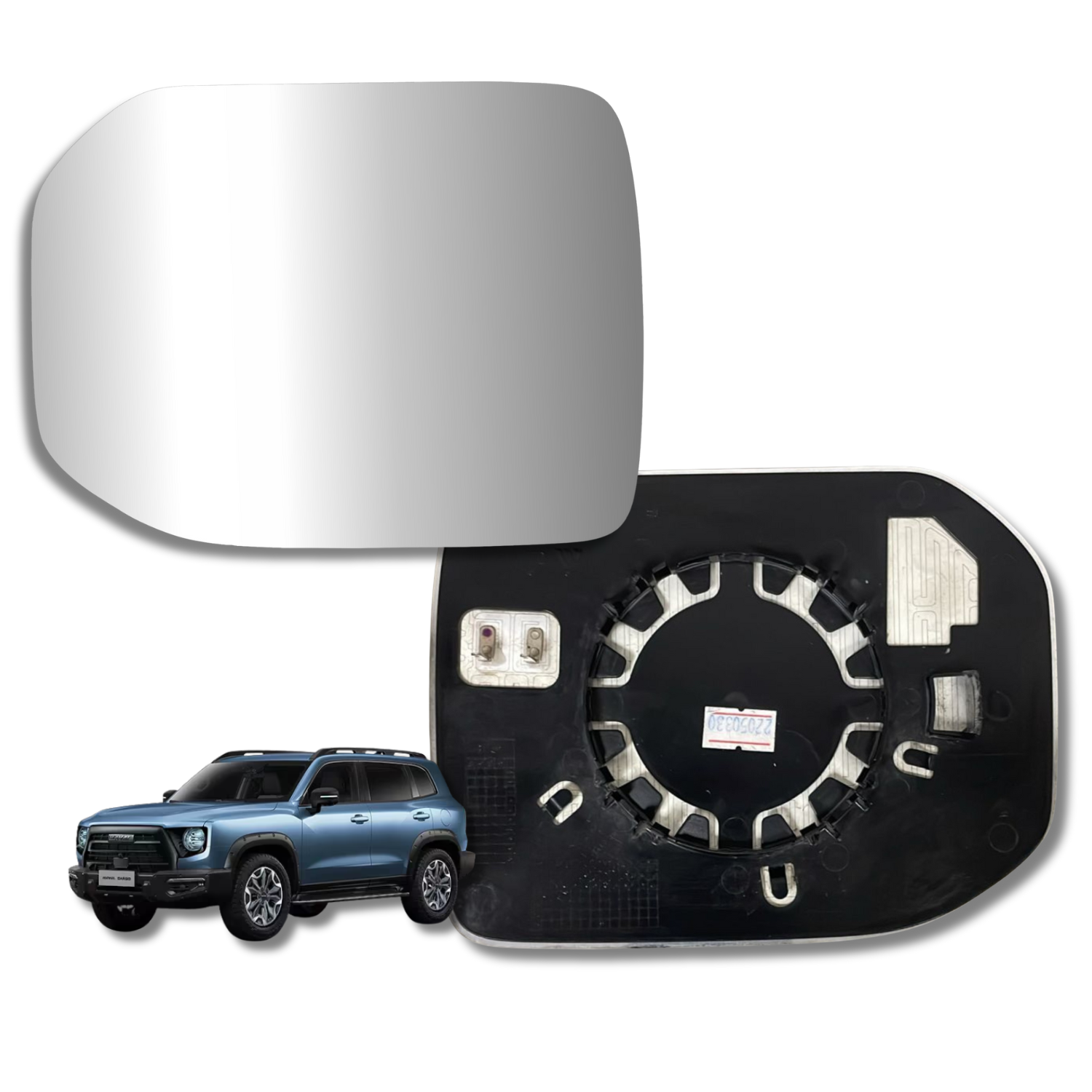 Haval Dargo 2023- Luneta espejo retrovisor Original - Image 3