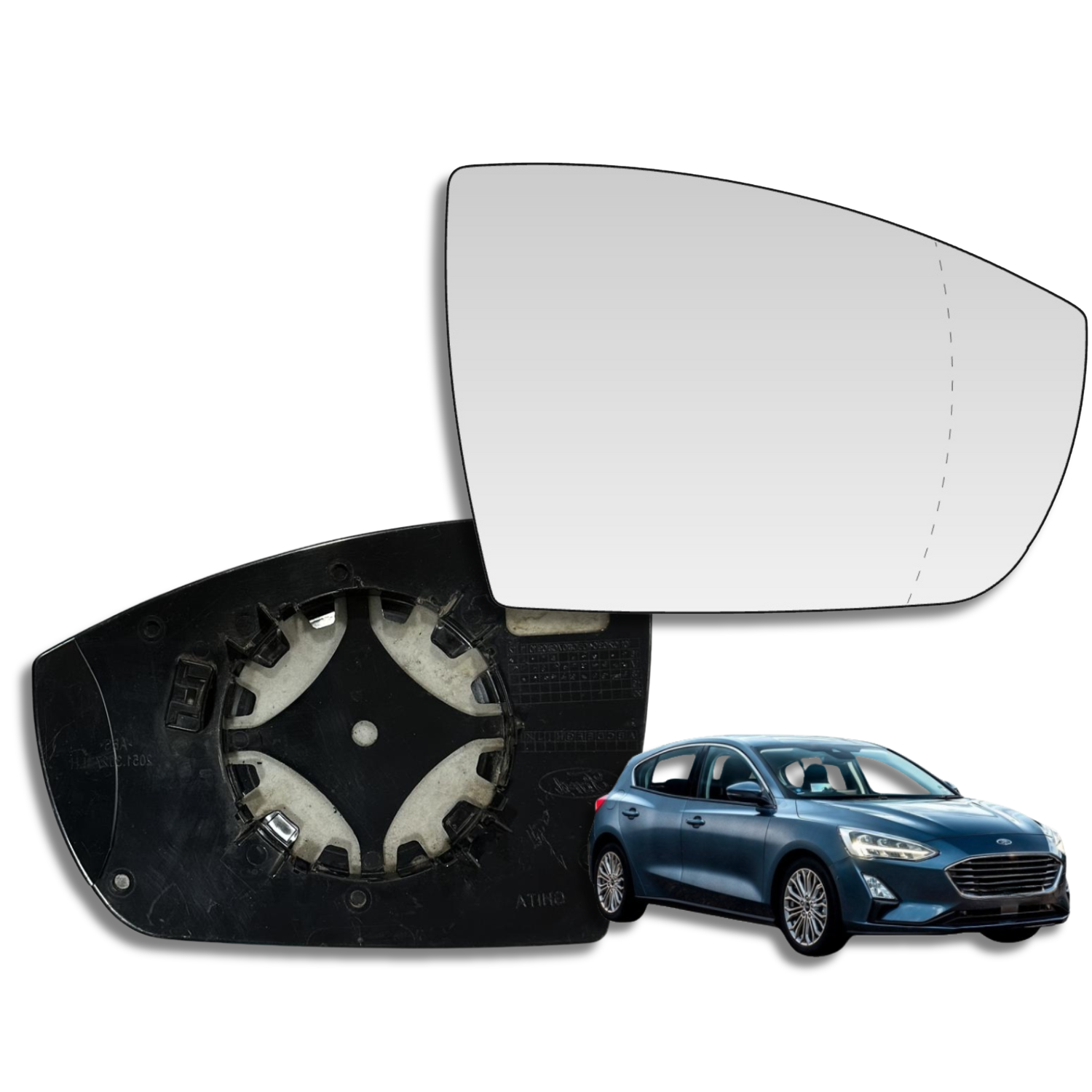 Ford Focus 2013-2020 Luneta espejo retrovisor Original - Image 2