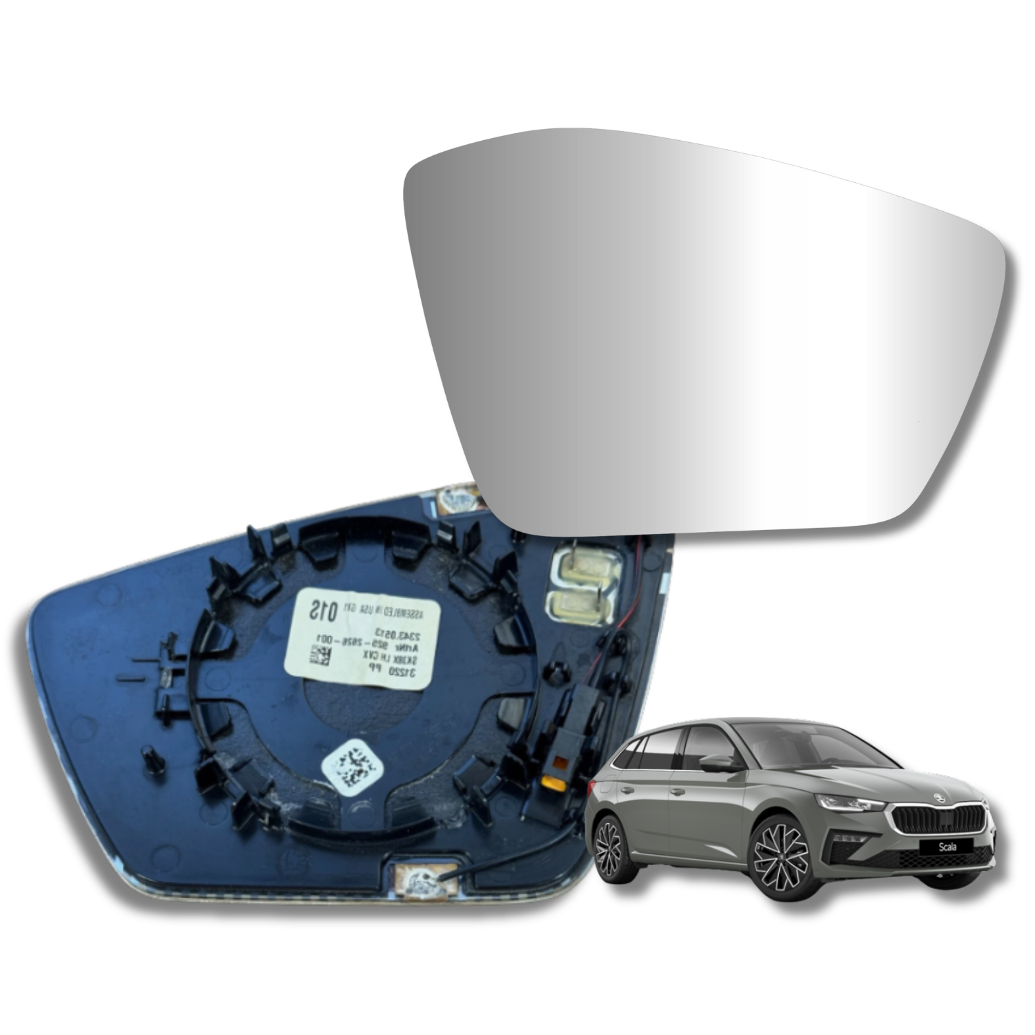 Skoda Scala 2020-2024 Luneta espejo retrovisor Original - Image 4